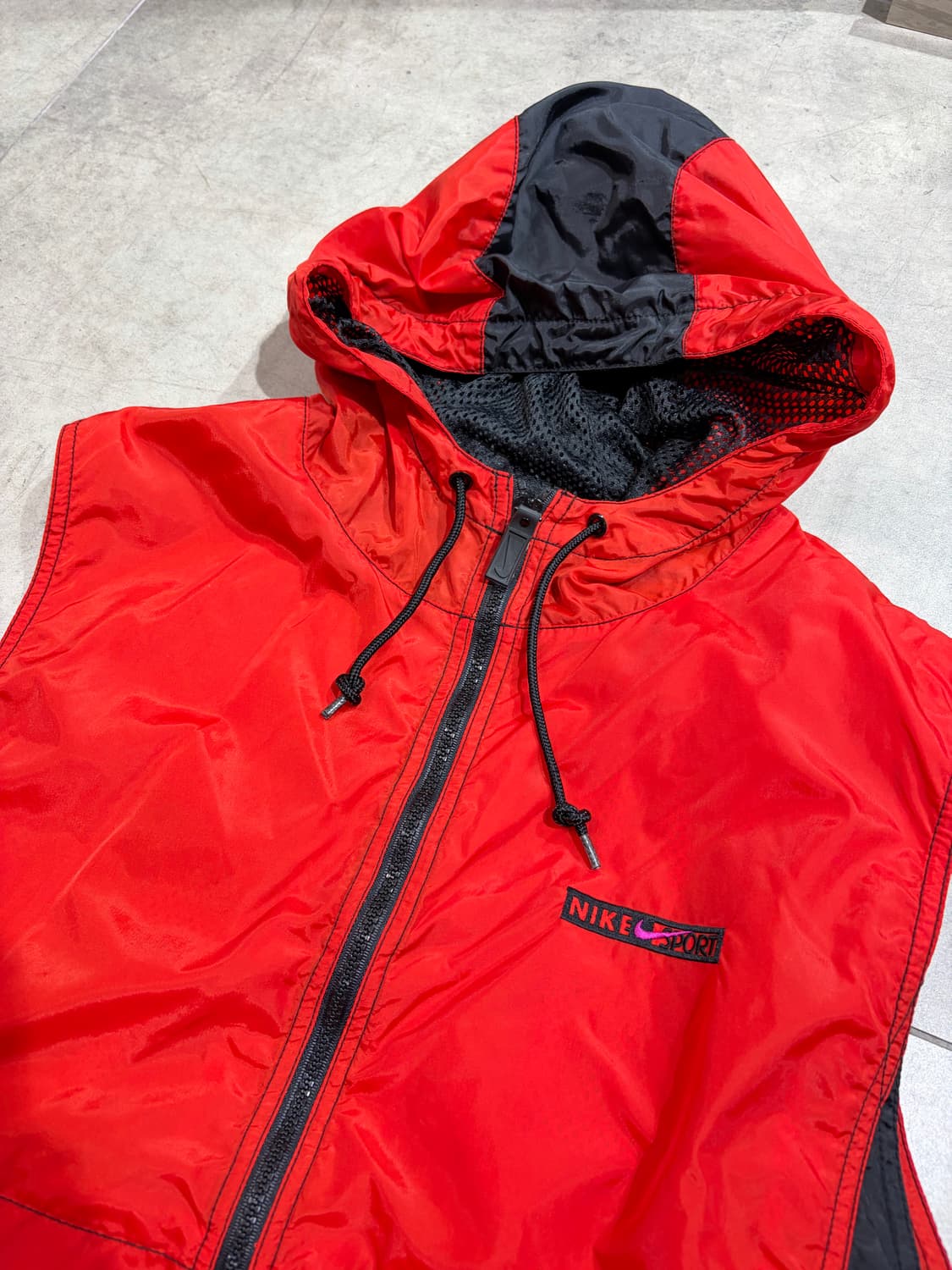 90s 나이키 빅스우시 후드 베스트 조끼 상품이미지3