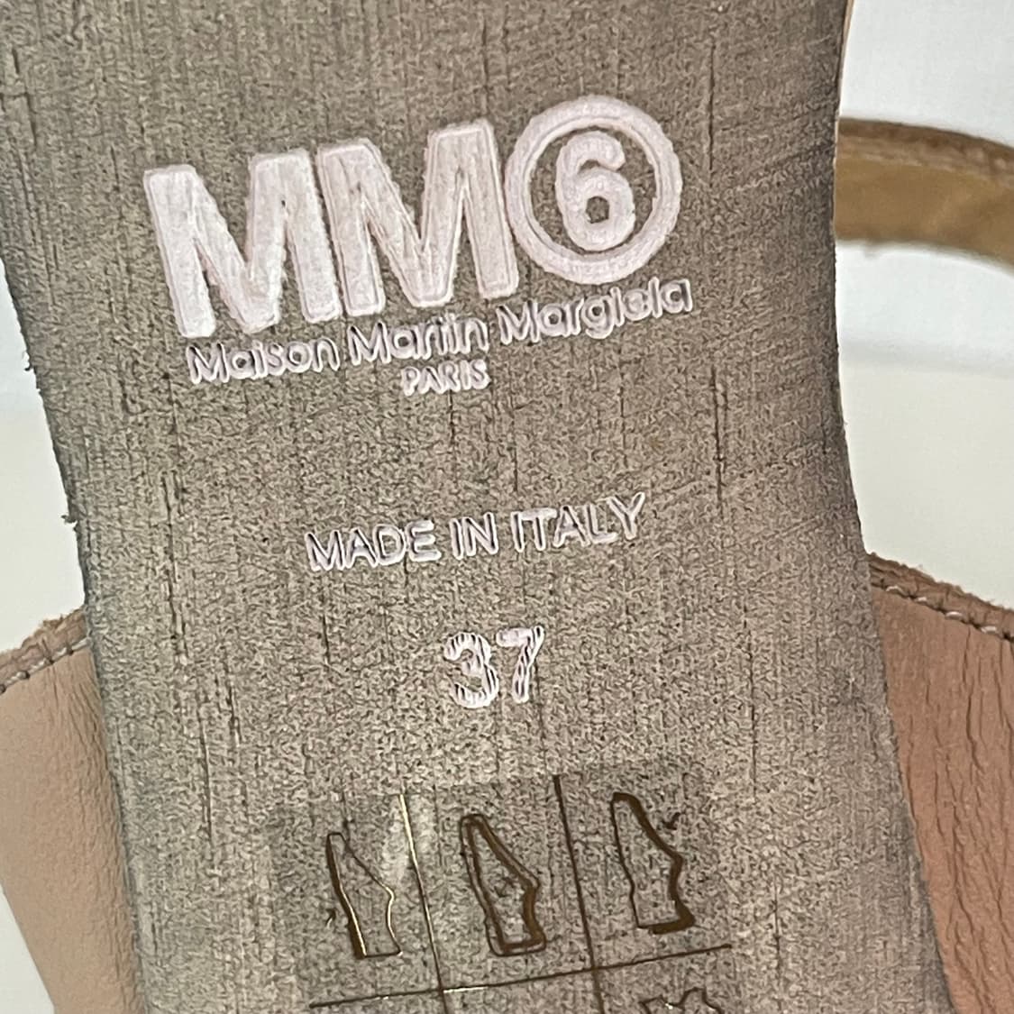 MM6 메종 마르지엘라 웨지힐 샌들 37 (Made in ITALY) 상품이미지10