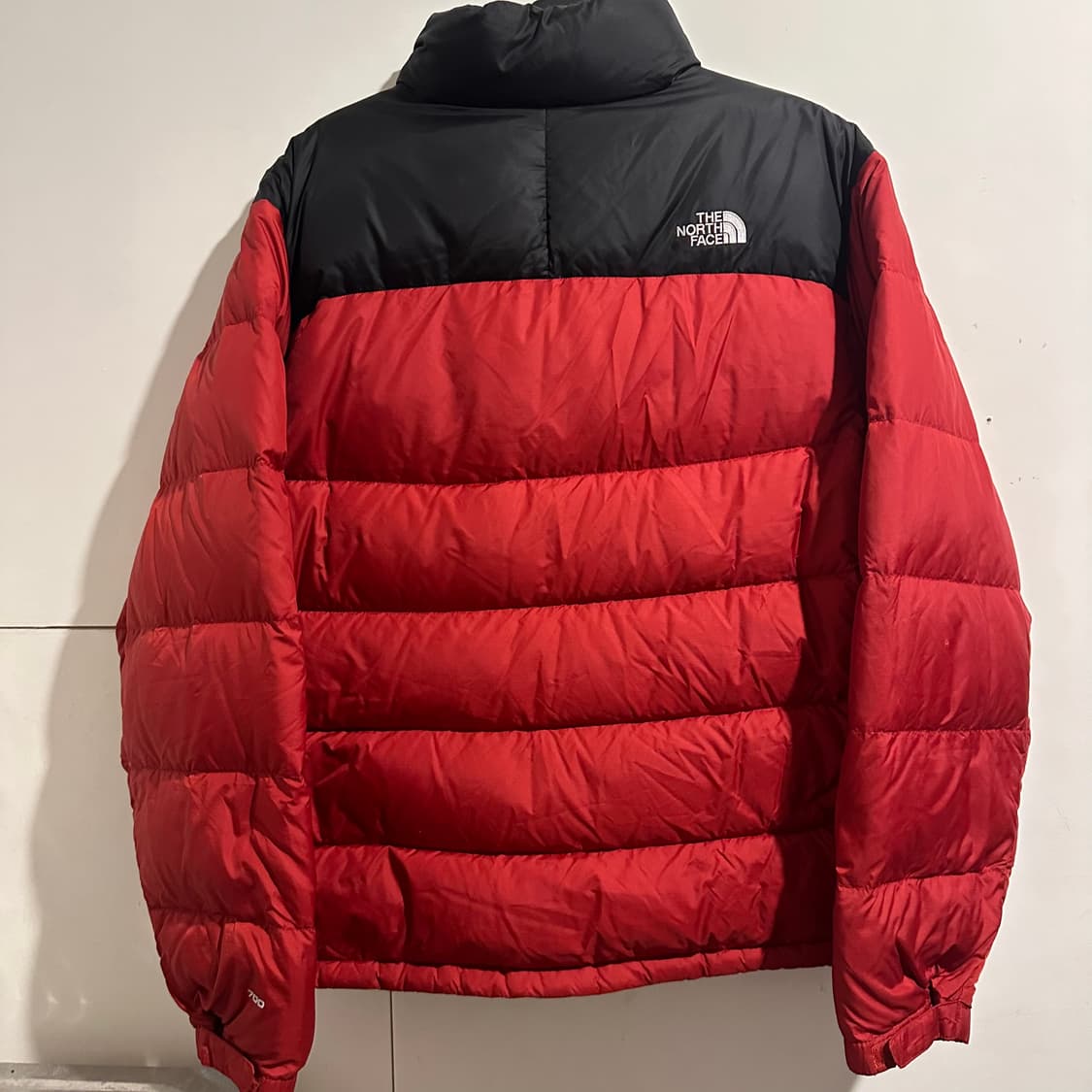 노스페이스 눕시 레드 패딩 상품이미지5
