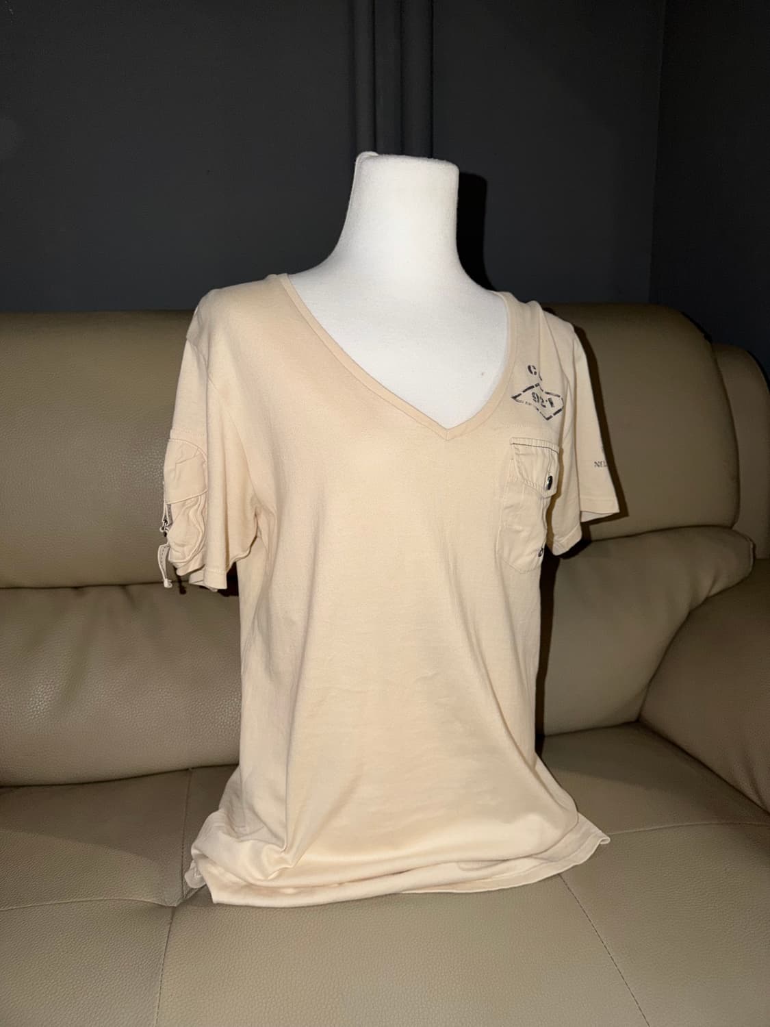 Avirex minimal design pocket t-shirt 상품이미지1