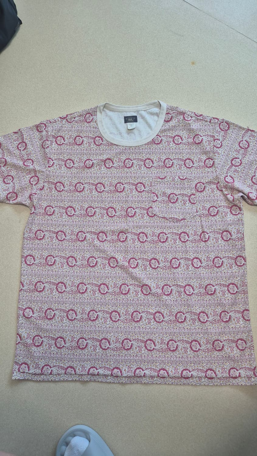 RRL 프린트 저지 포켓 티셔츠 XL 판매 상품이미지2
