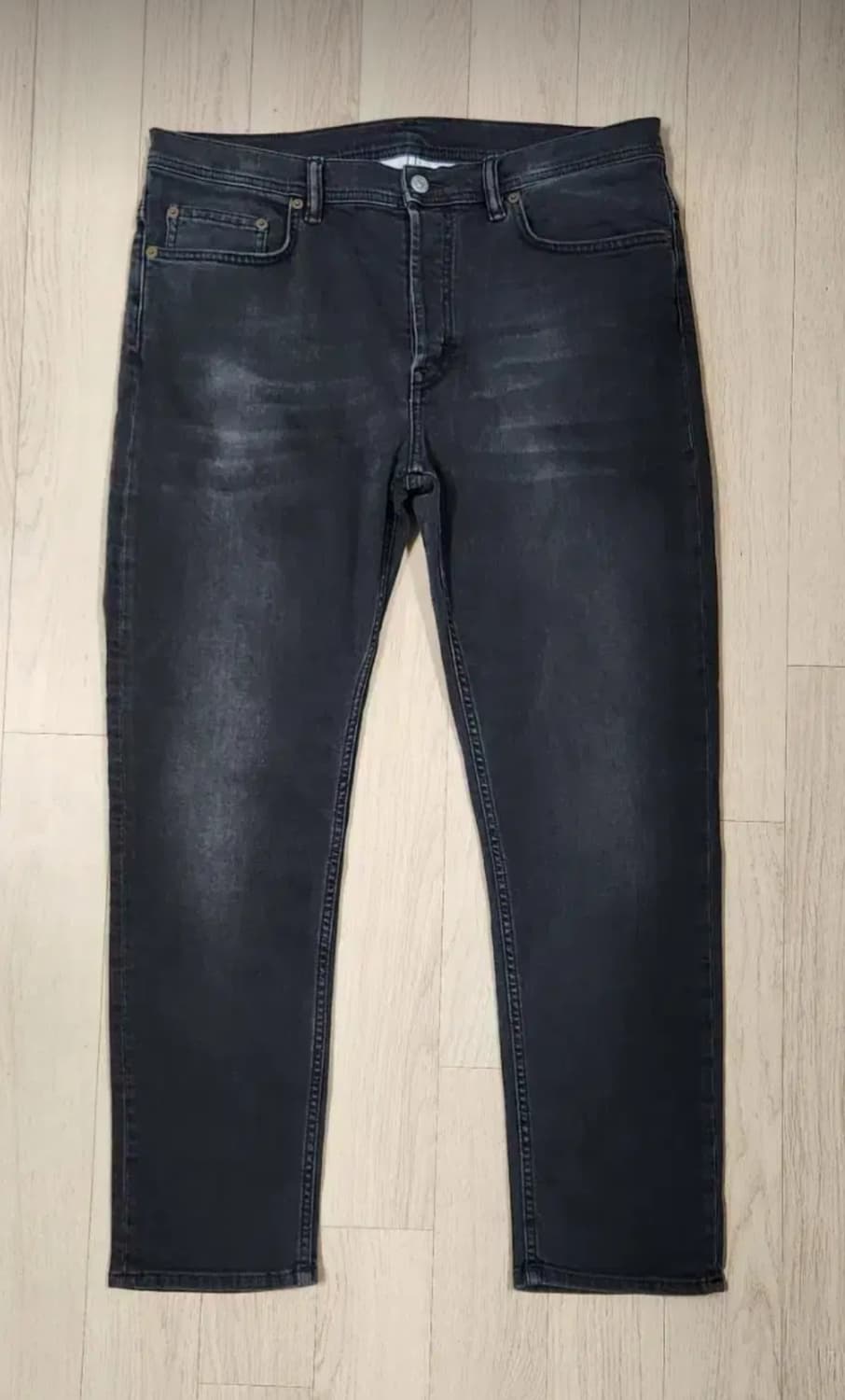 아크네스튜디오 슬림핏 데님 팬츠 유즈드블랙 33-34 23SS 상품이미지3