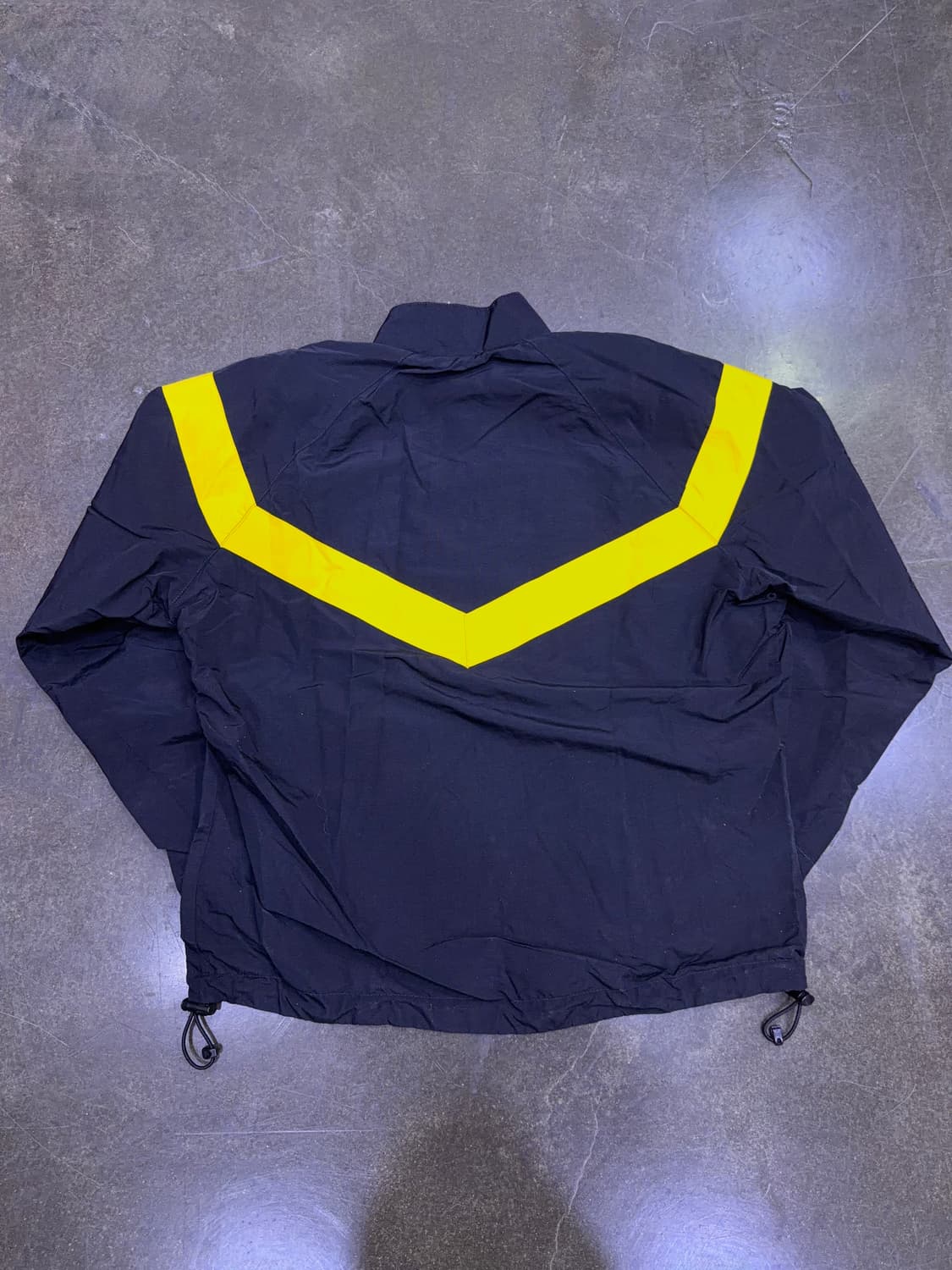 US ARMY 미군 APFU 신형 바람막이 점퍼 블랙 옐로우 S 숏 상품이미지2