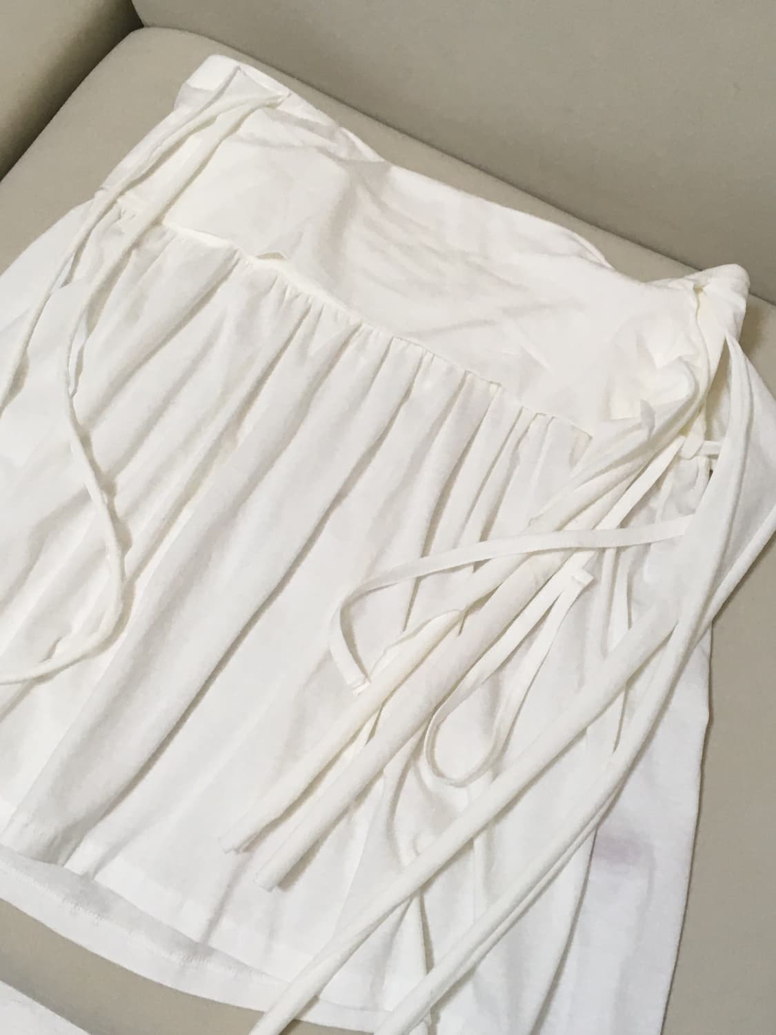 인앤양인하모니 Knot skirt, white 상품이미지2