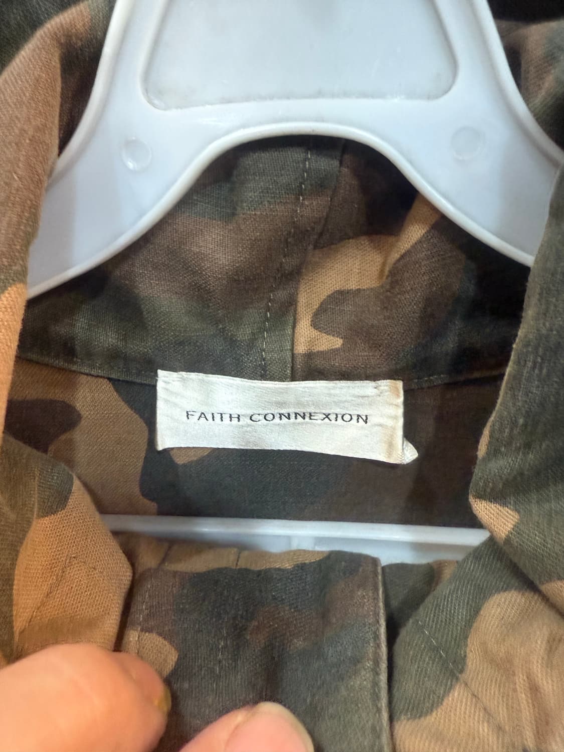 95 정품 페이스 커넥션 카모 롱 야상 팝니다 상품이미지2