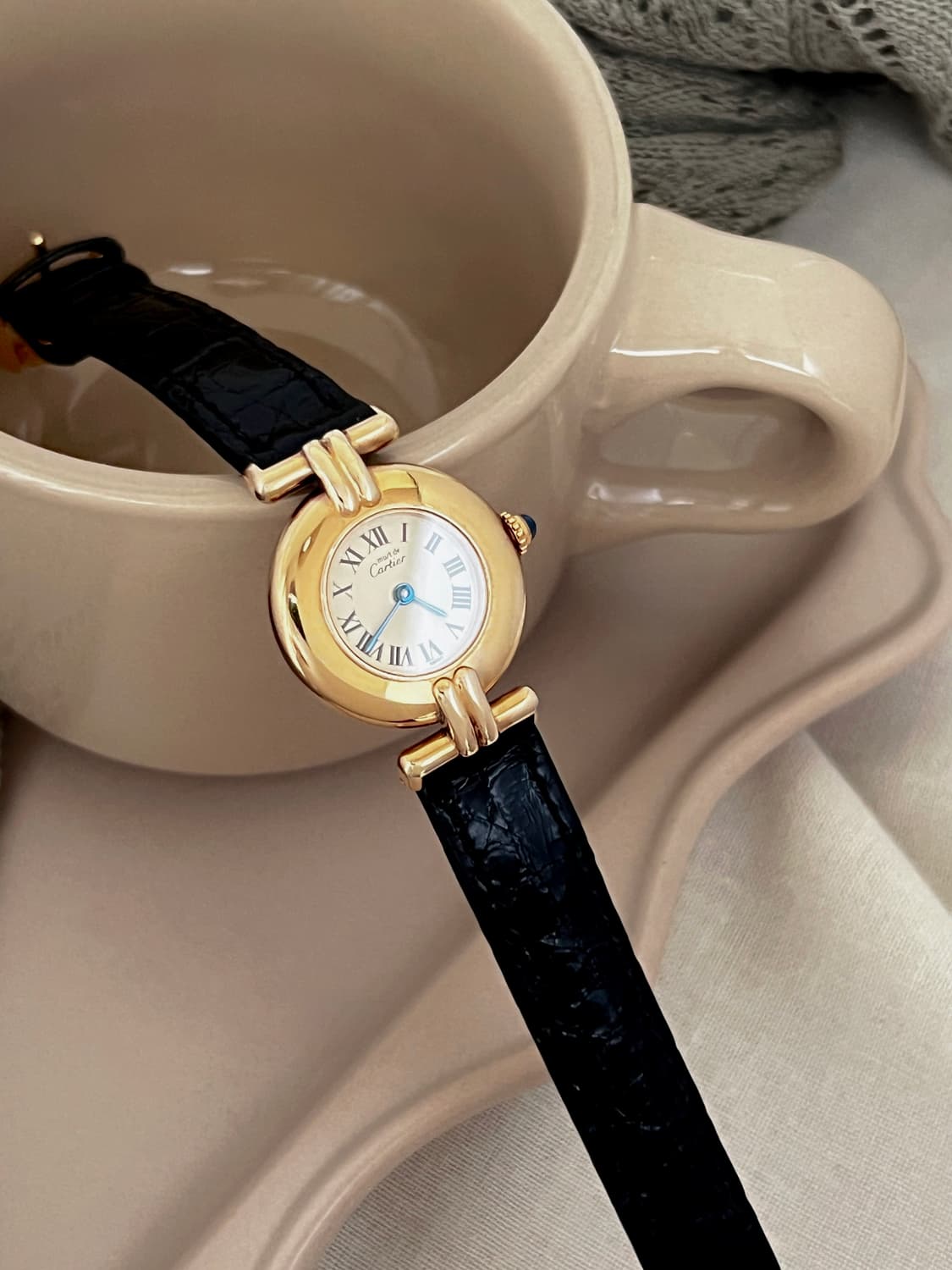 까르띠에 머스트 꼴리제  시계 / 정품감정서 . 케어 상품이미지1