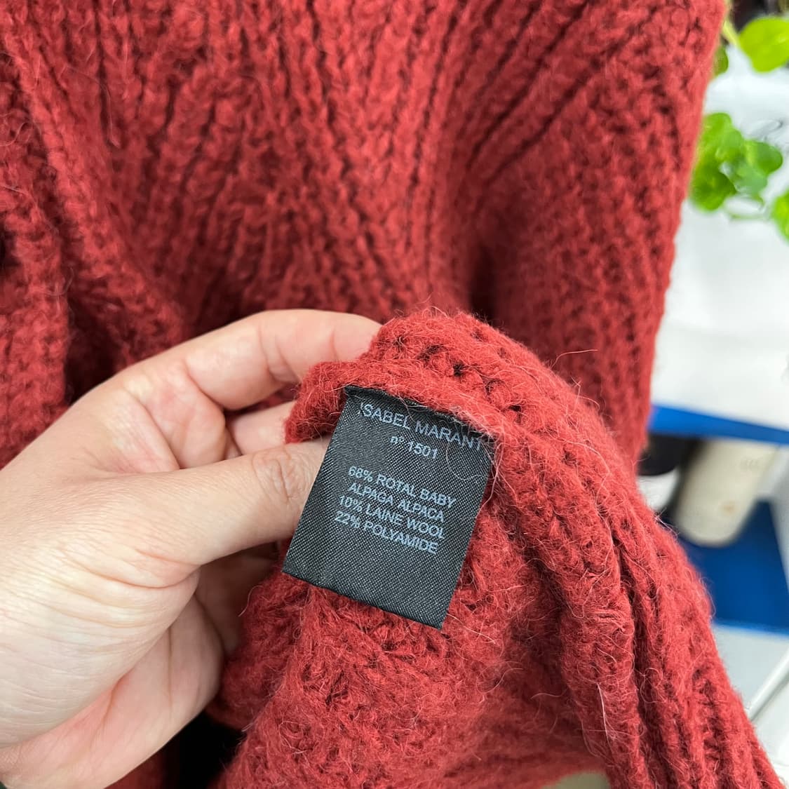 이자벨마랑 알파카 가디건 36 상품이미지5