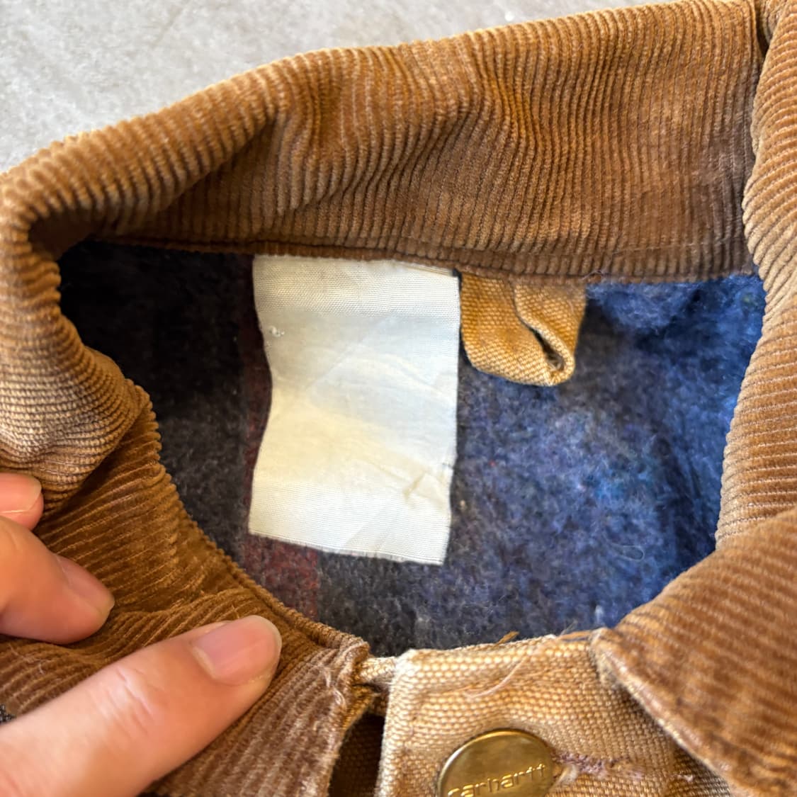 90s 90년대 칼하트 베이지 덕 초어 자켓 상품이미지5