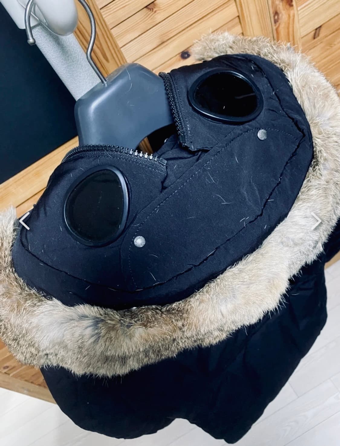 cp컴퍼니 고글 노르지 마운틴 블랙 패딩 A급 100사이즈 상품이미지7