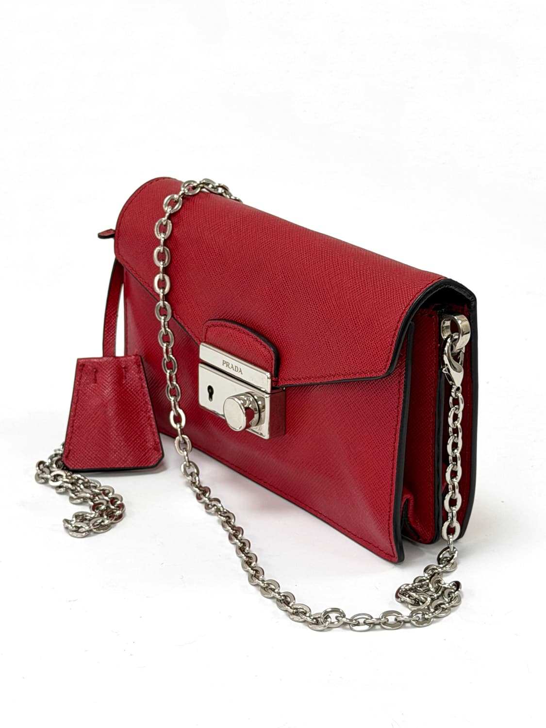 프라다 사피아노 푸시락 체인 미니 크로스백 상품이미지2