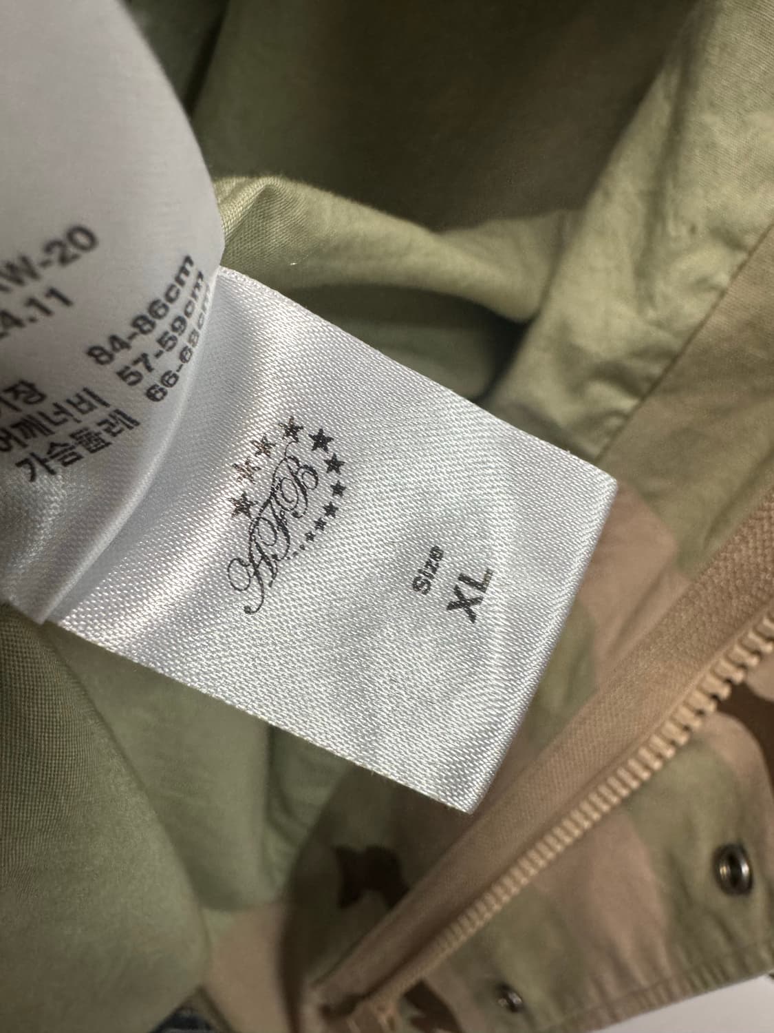 (XL) AFB x KOWGA 밀리터리 M65 자켓 상품이미지8
