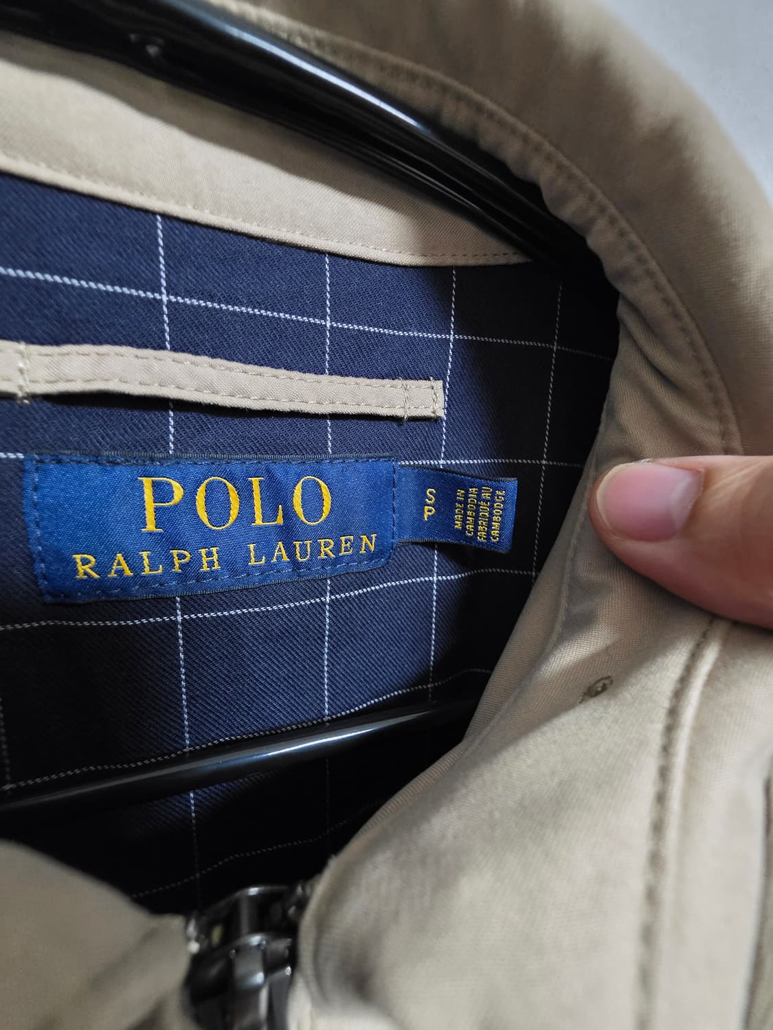 폴로 랄프로렌 베이지색 자켓 s사이즈 바이스윙 바라쿠다 해링턴 상품이미지7
