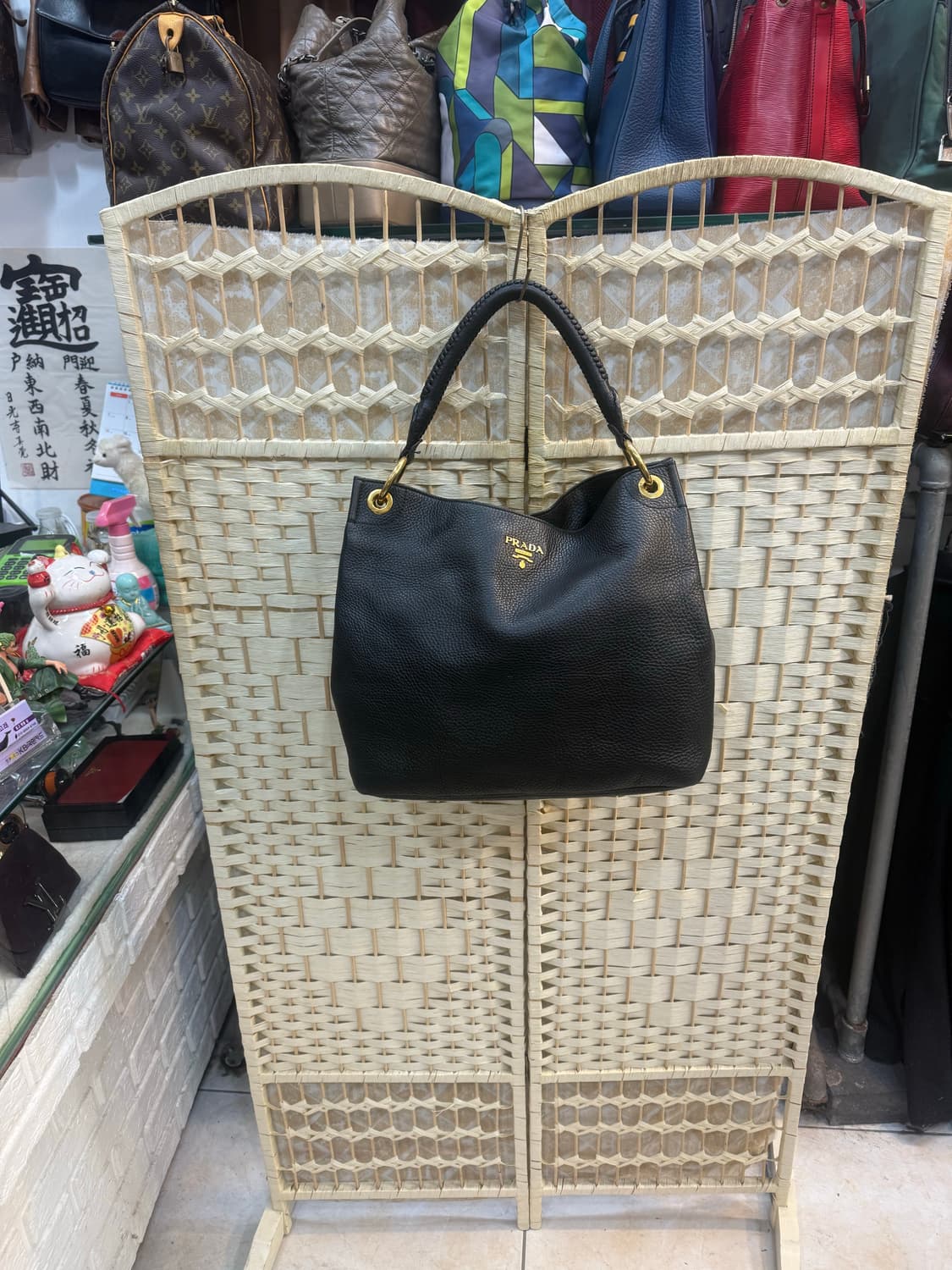 정품 프라다 비텔로 다이노 쇼퍼백 팝니다 상품이미지1