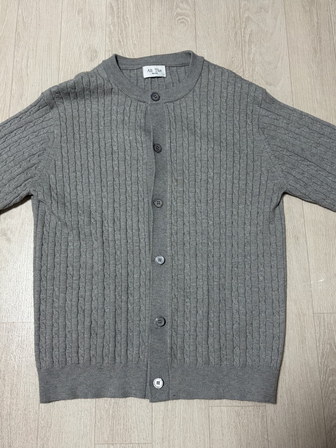 꽈베기 라운드넥 가디건 상품이미지3