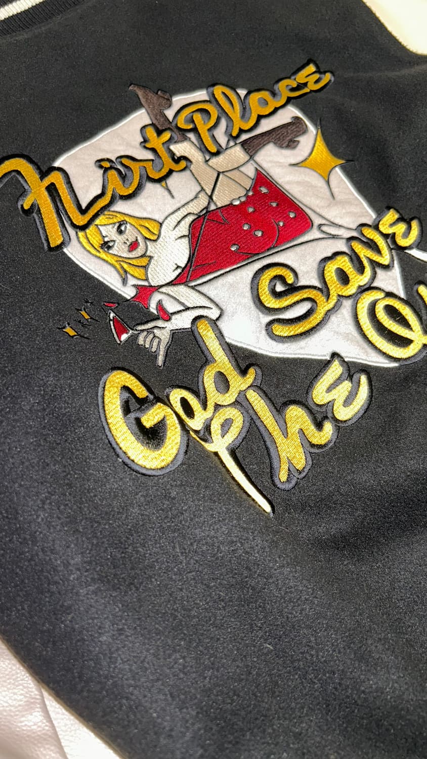 Flirtplace 바시티 자켓 M사이즈 상품이미지3