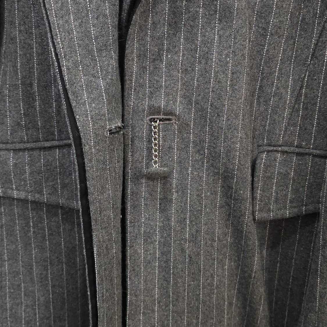 JAPAN BAHUT 스트라이프 코트 자켓- 우먼M 상품이미지5