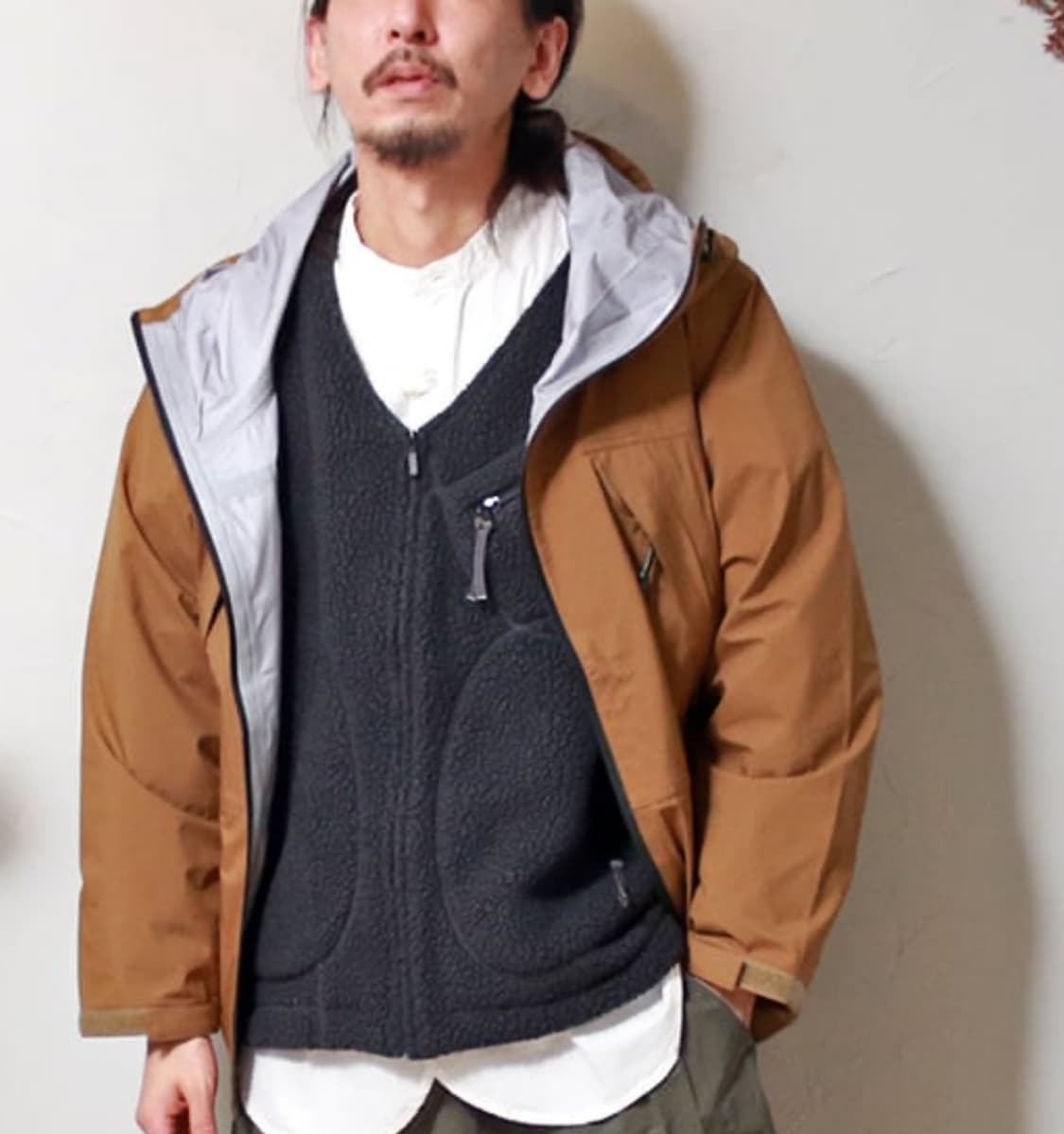 Porter Classic 플리스 집 가디건 블랙 상품이미지9