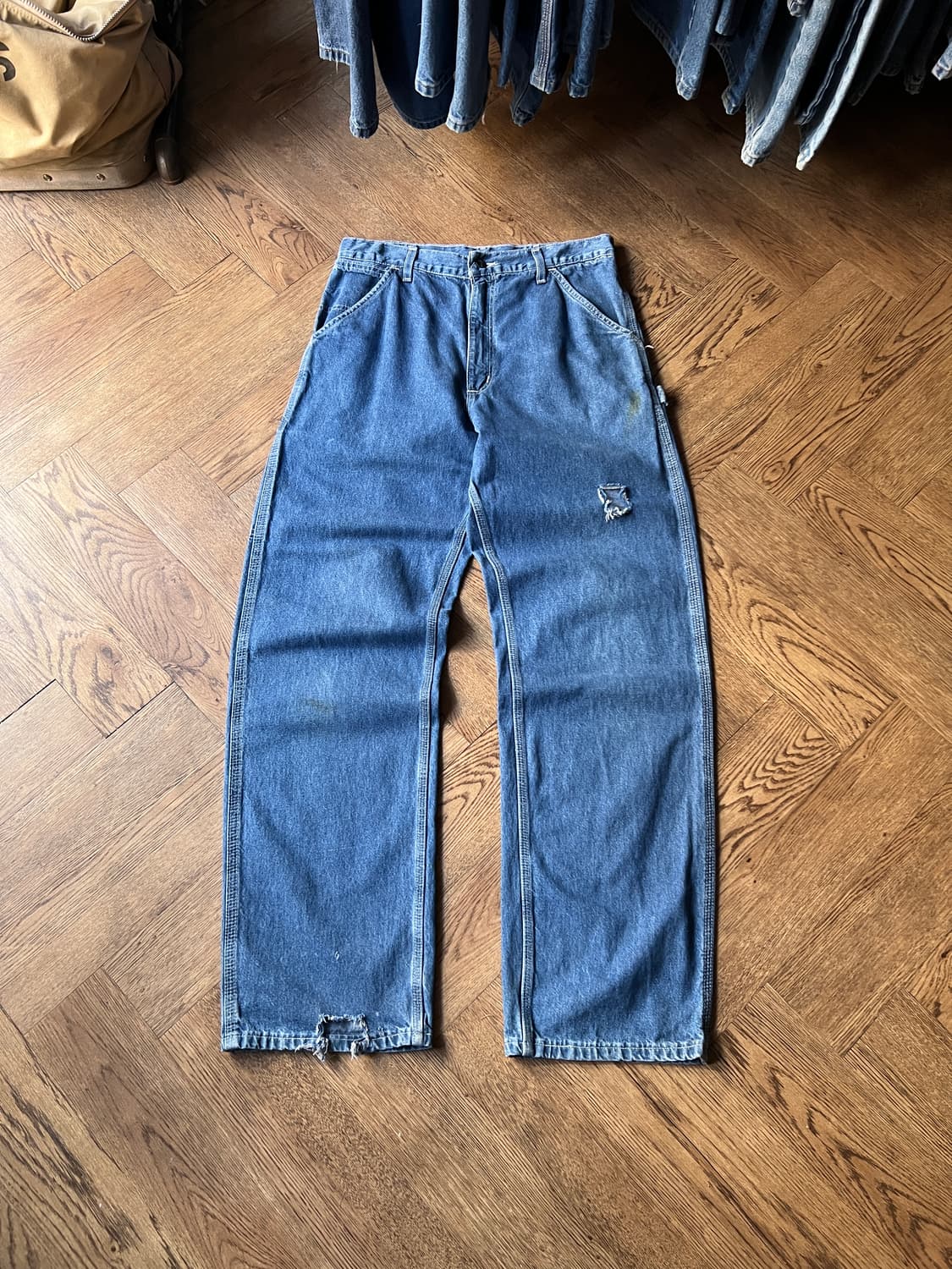 [30]칼하트 USA 싱글니 카펜터 워크 데님 팬츠 상품이미지2