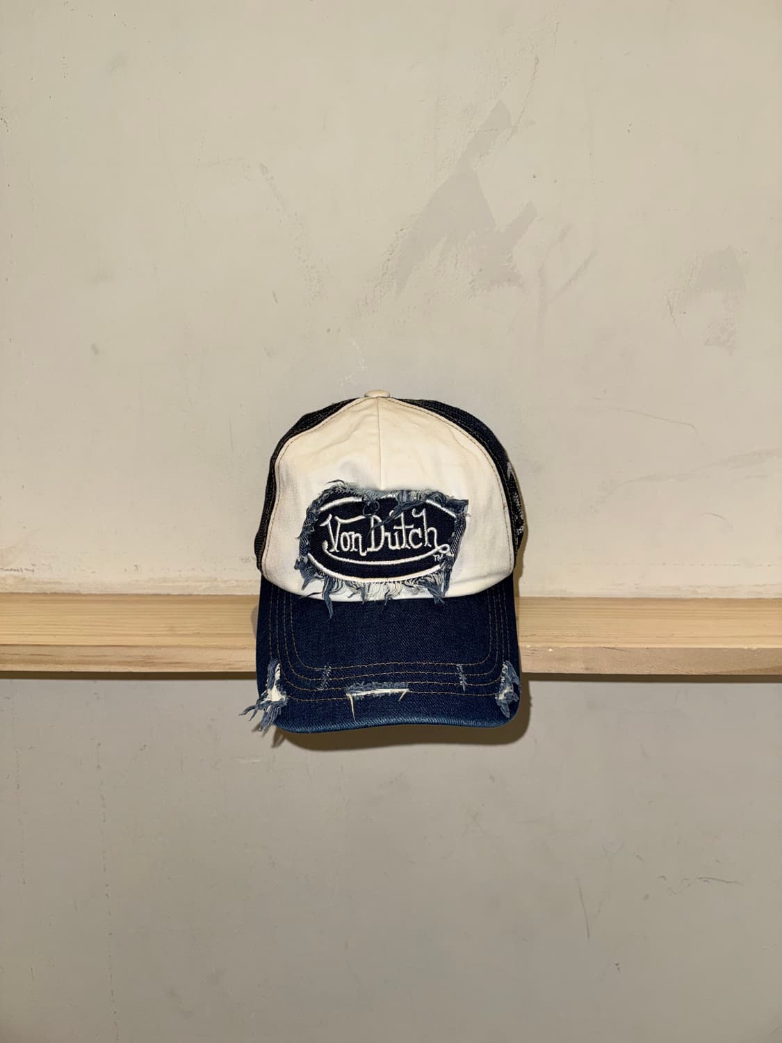 본더치 데미지 데님 볼캡 상품이미지2