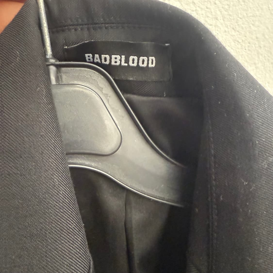 배드블러드 엘립스 집업 디태쳐블 블레이져 슬림핏 블랙 S 상품이미지2