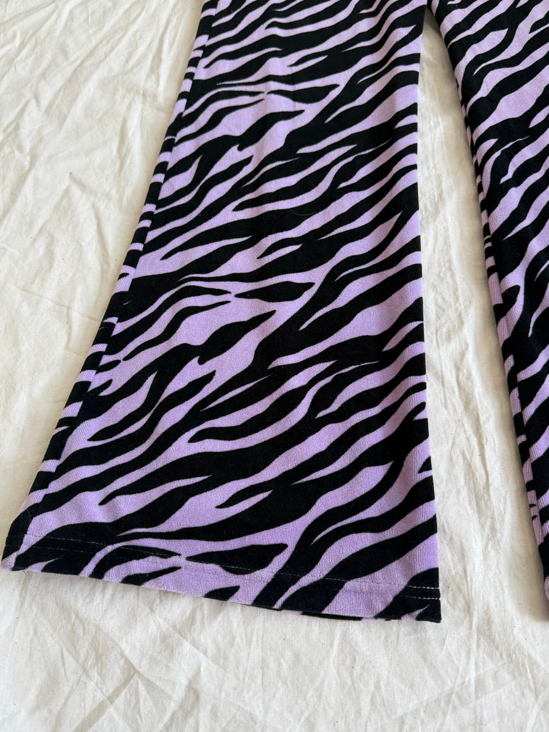 지브라 갸루 부츠컷 팬츠 상품이미지7