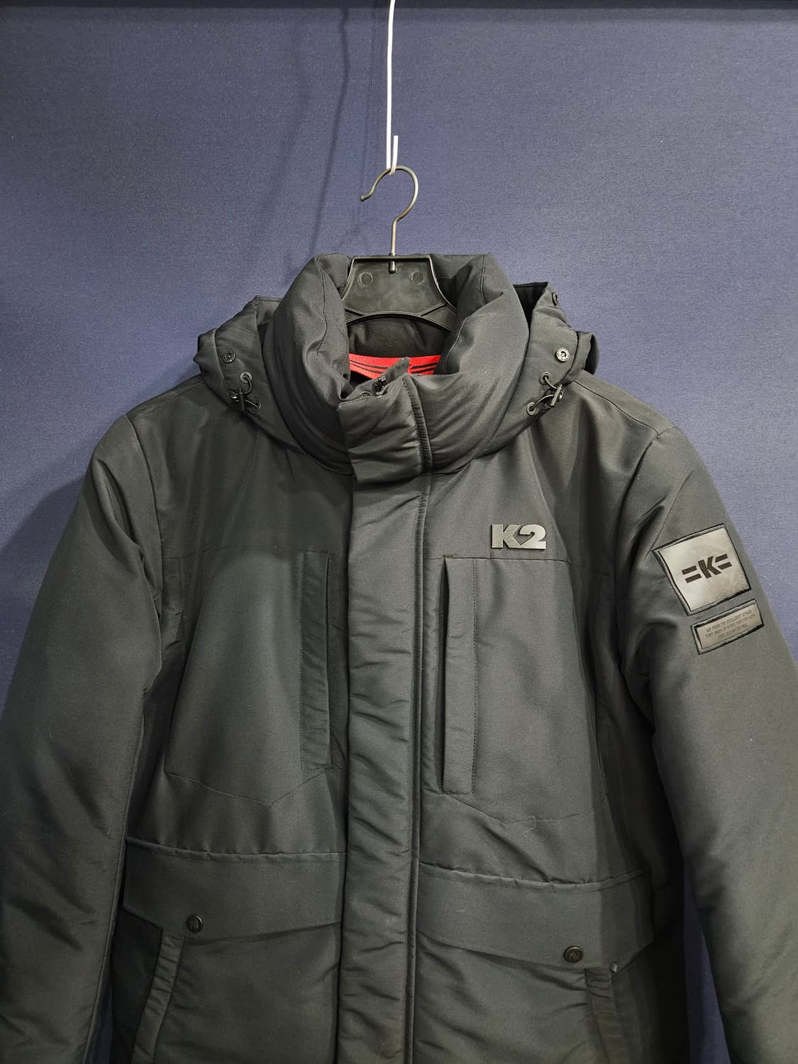 케이투 차콜컬러 남성 100 구스다운 패딩  상품이미지7