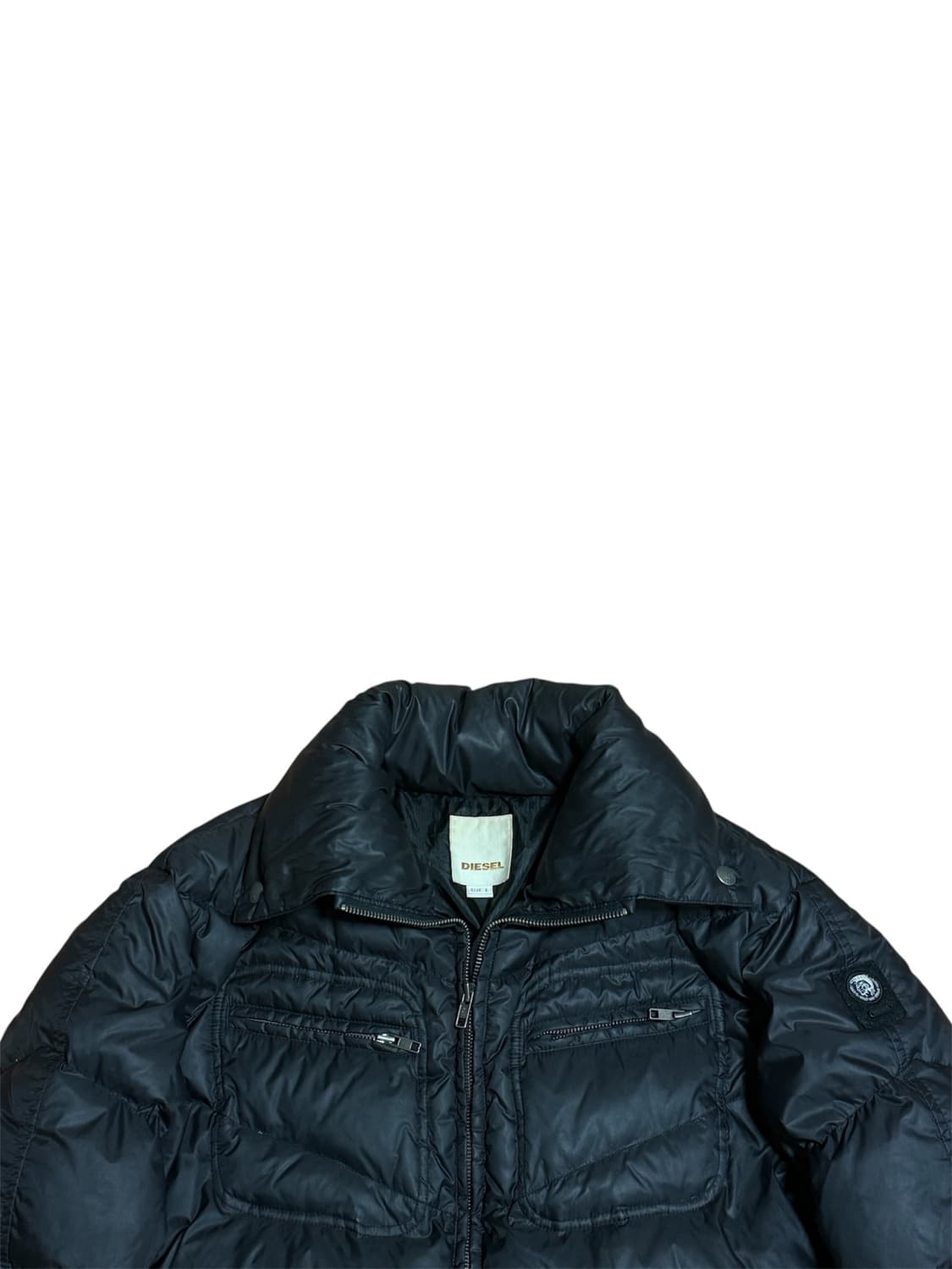 [L] 디젤 구스다운 바이커 패딩 상품이미지3