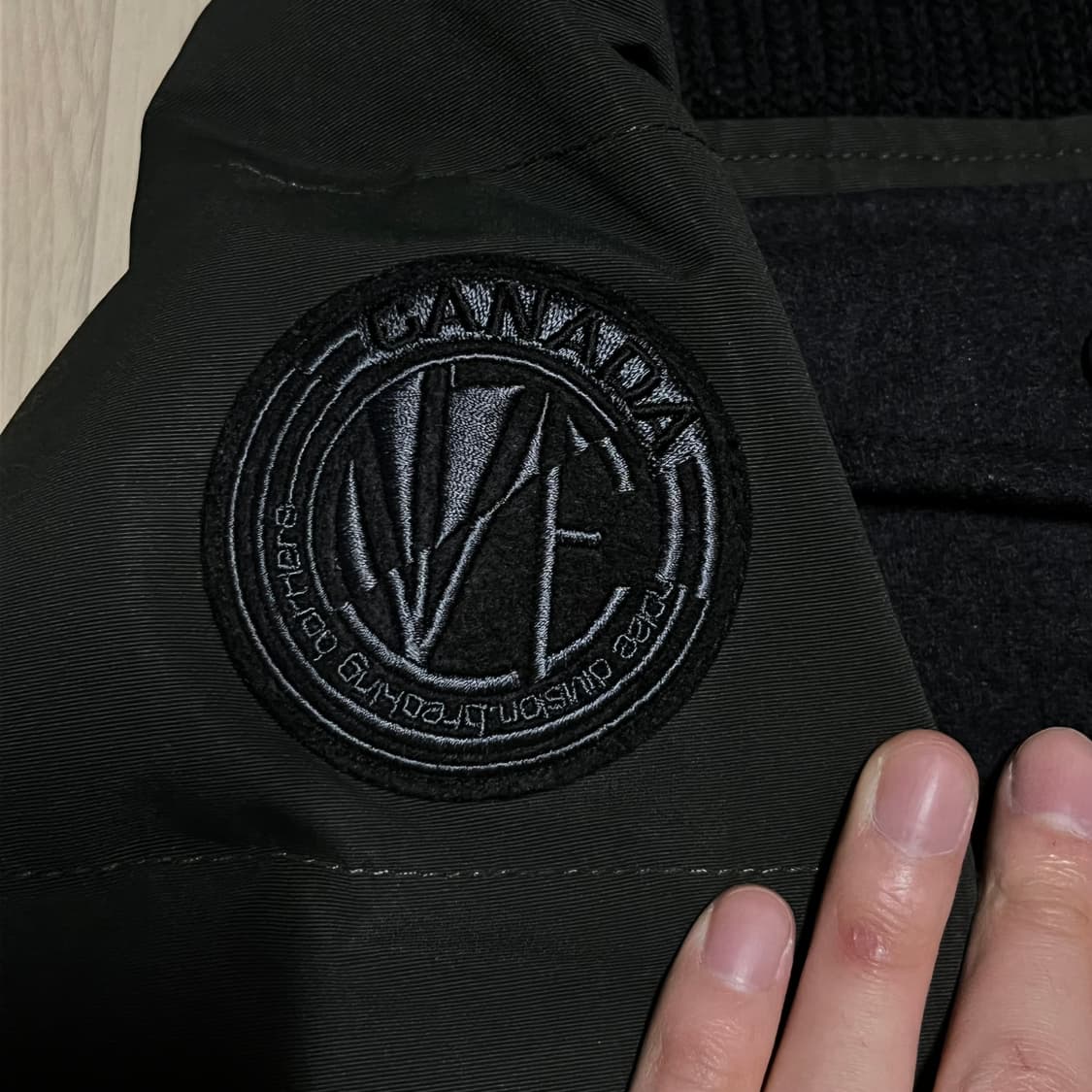 노이즈 디비전 와펜 후드 패딩 점퍼 [딥 카키] M/95 상품이미지4