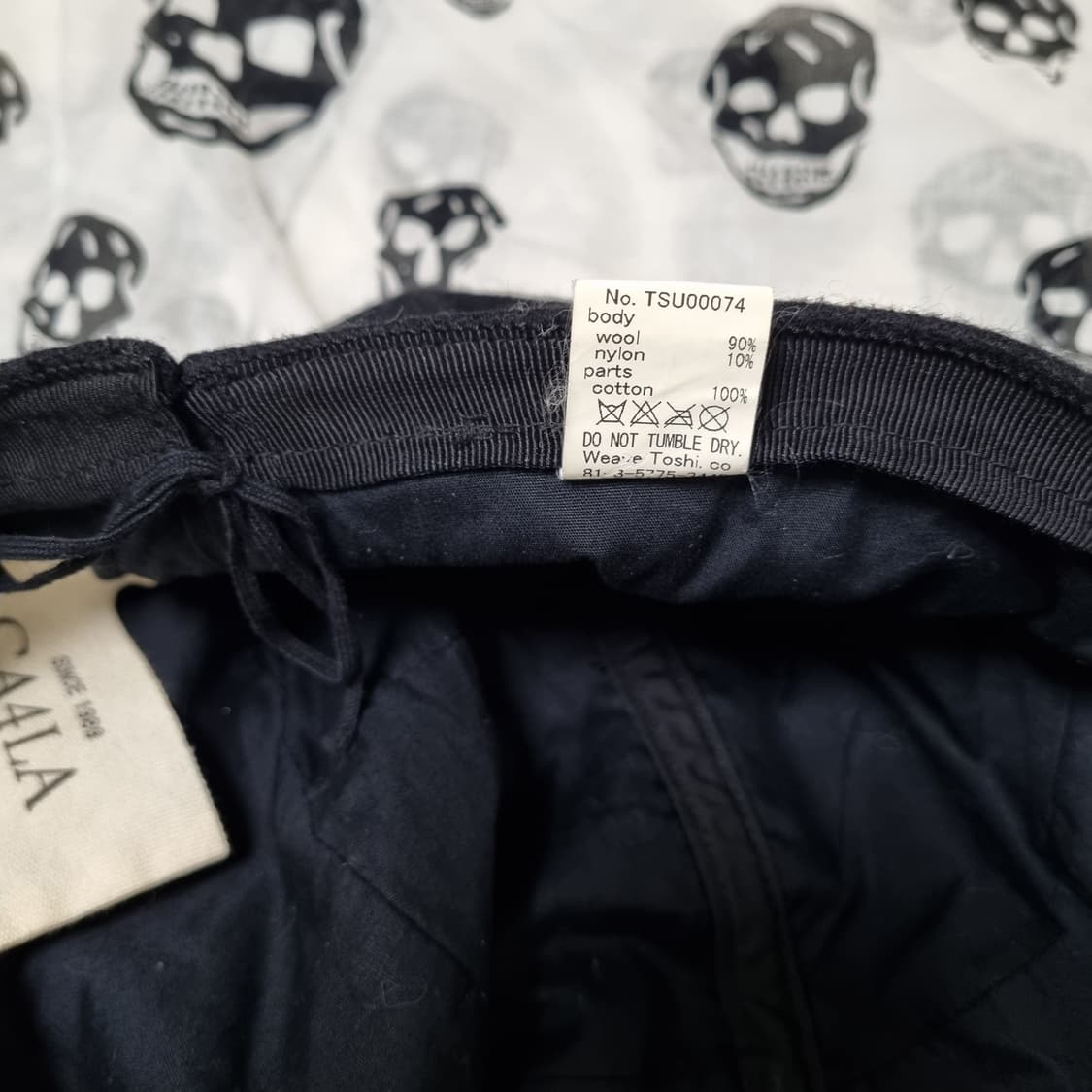 CA4LA aESTHETIC 비대칭 워크캡 블랙 상품이미지7