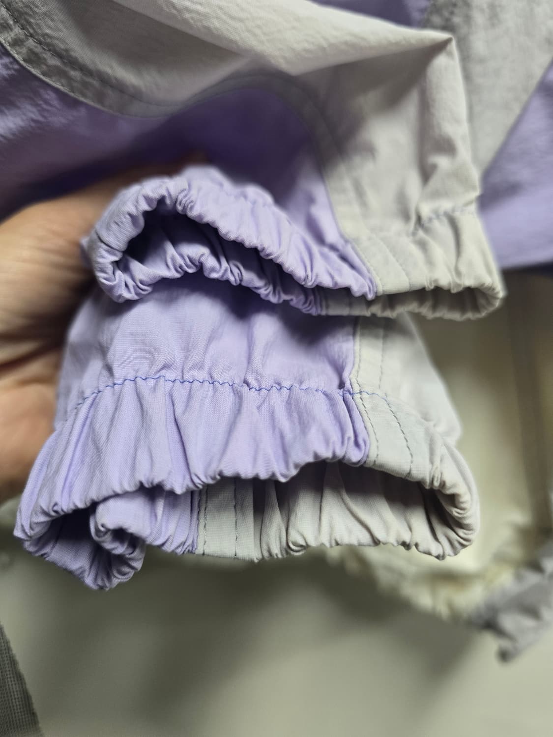 엄브로 라이트 퍼플 오버핏 바람막이 윈드자켓 80(2XS) 상품이미지6