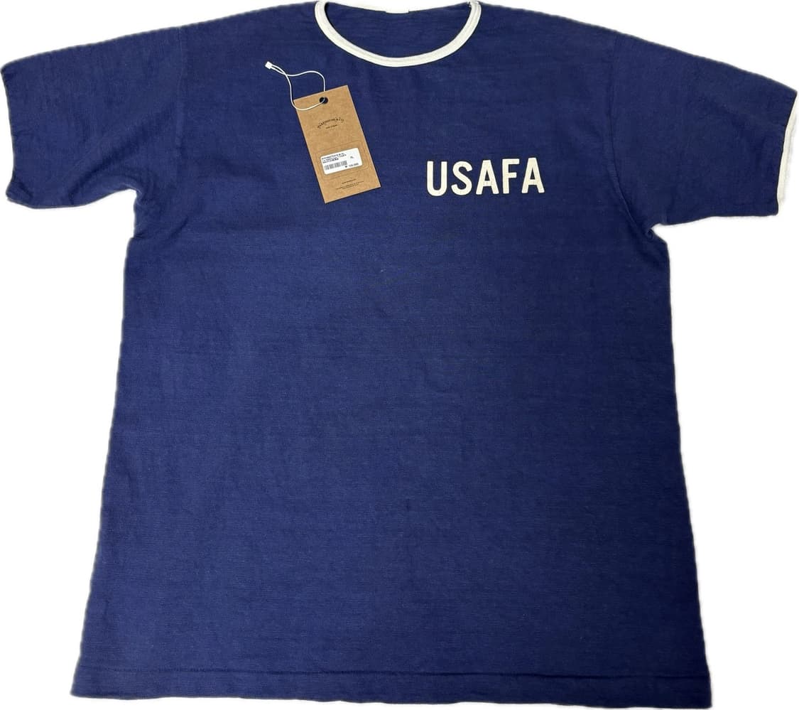 웨어하우스 링거 티셔츠 lot4059 ringer T USAFA NAVY 상품이미지1
