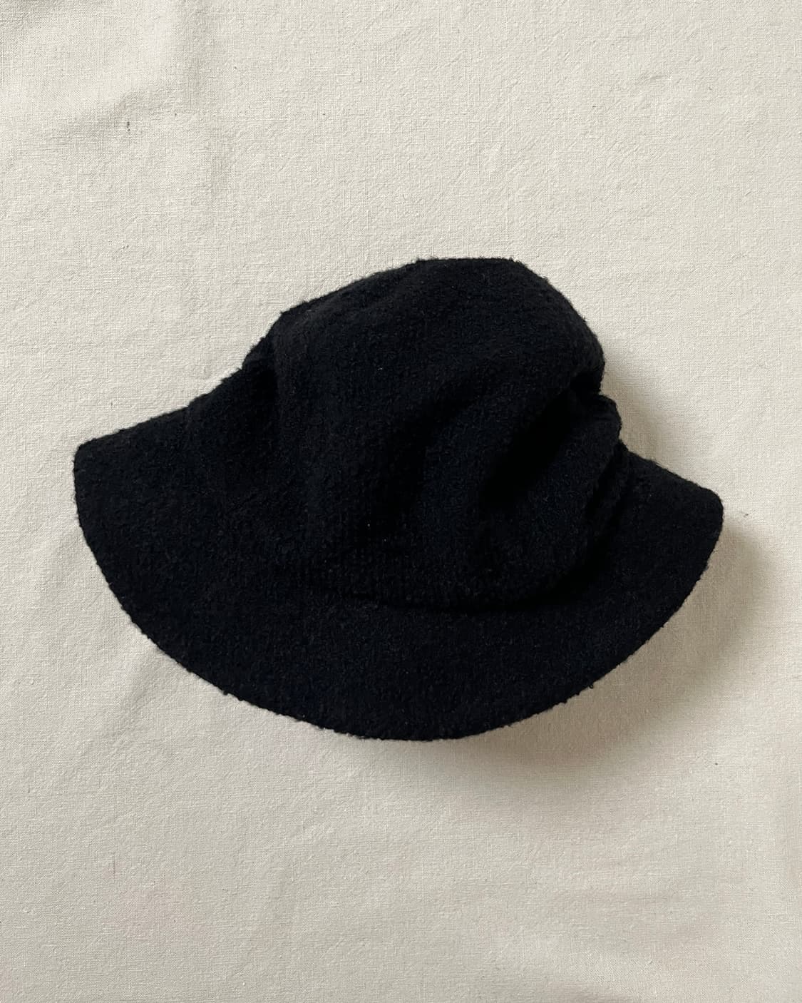 요지야마모토 부클 울 버킷햇 yohji yamamoto noir 상품이미지2