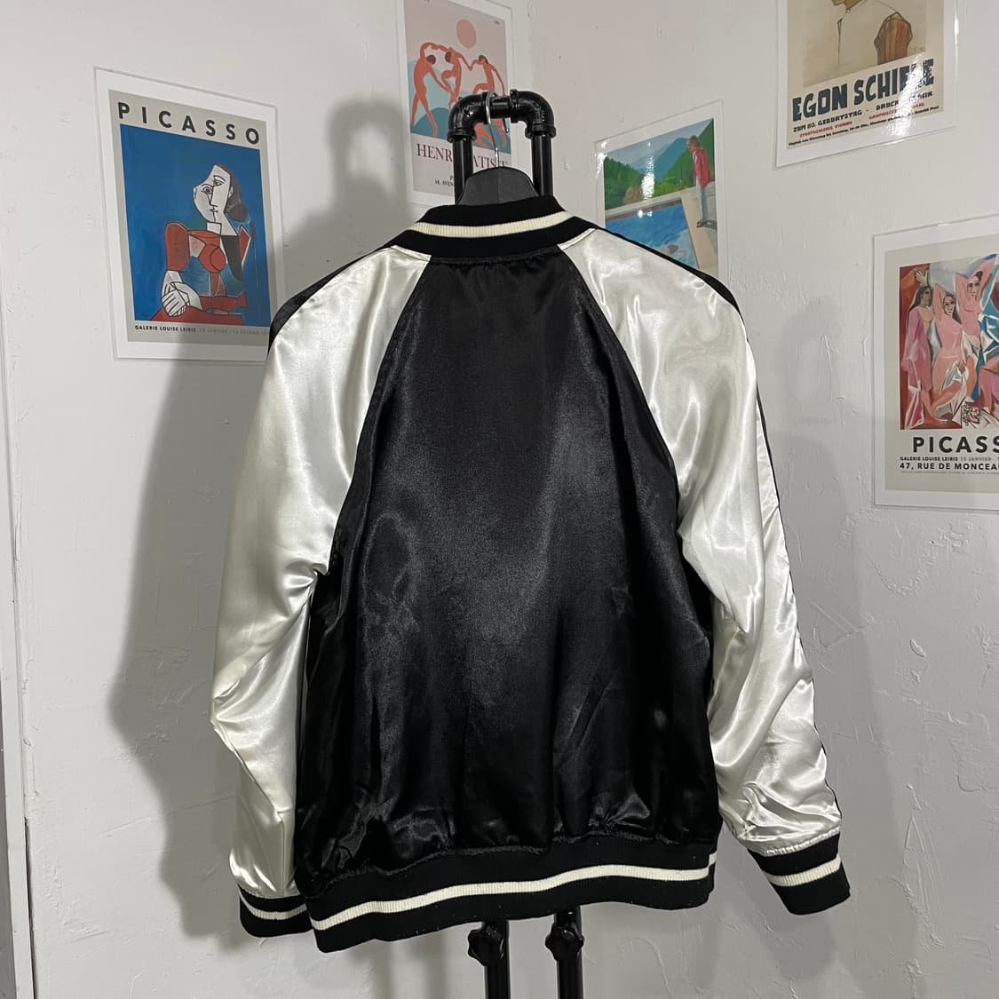 리버시블 새틴 블루종 상품이미지3