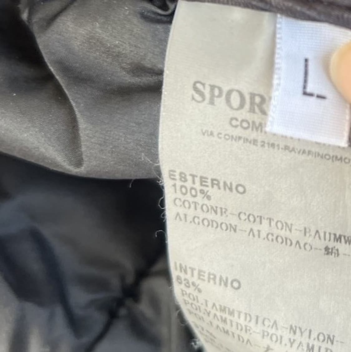 CP컴퍼니 퀄팅 붐버 자켓 블랙 상품이미지4