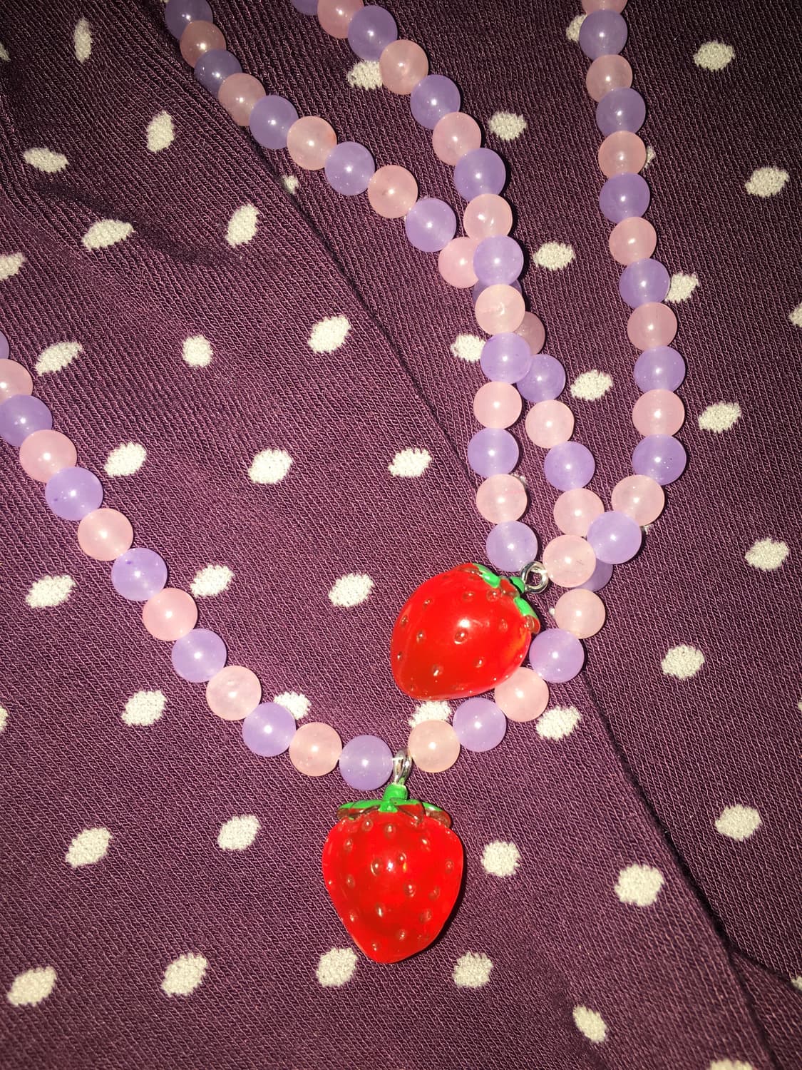 베를린 수입 스트로베리 목걸이 상품이미지8