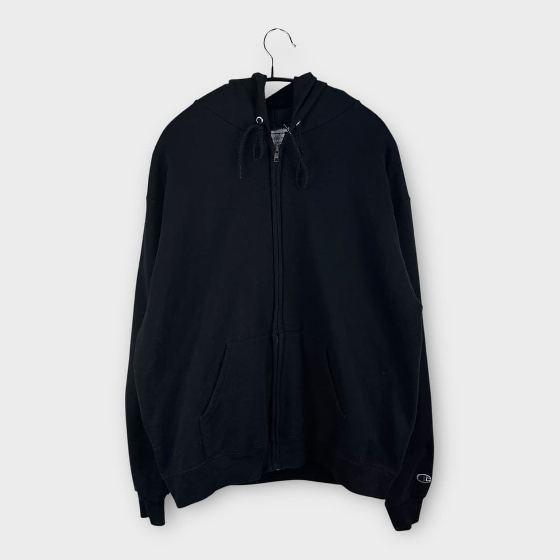 (L) 챔피온 eco 후드집업 블랙 상품이미지1