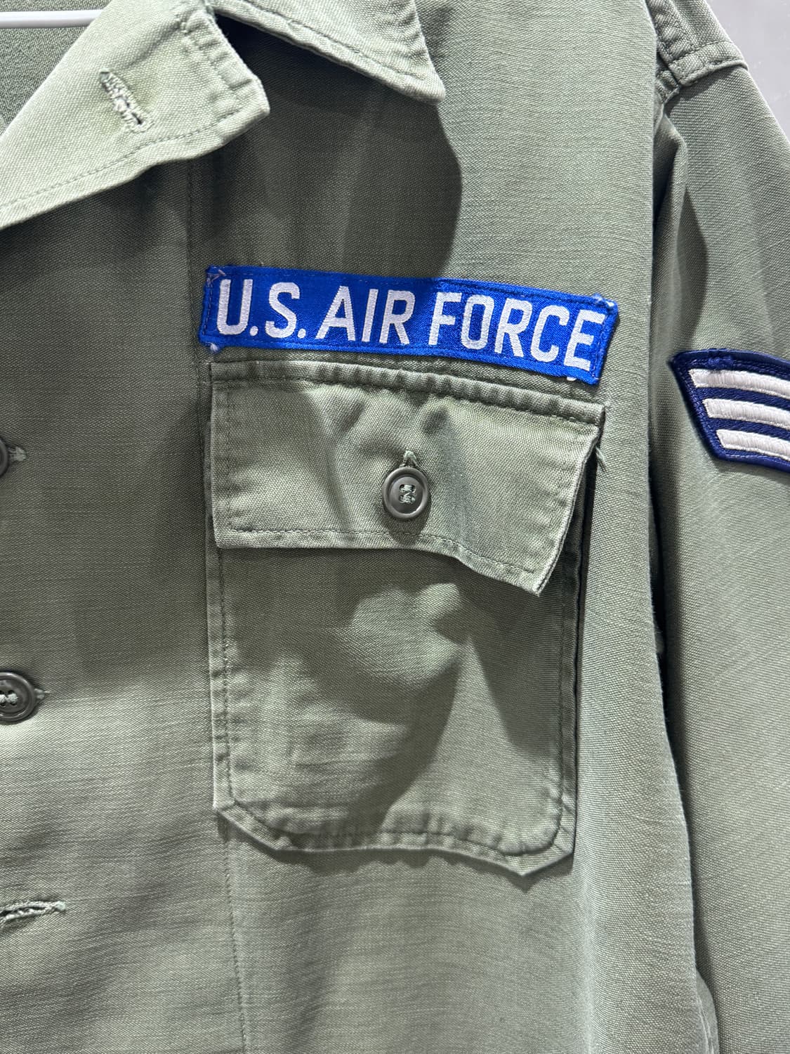 60s USAF 미공군 1세대 초기형 107셔츠 (미디움) 상품이미지2