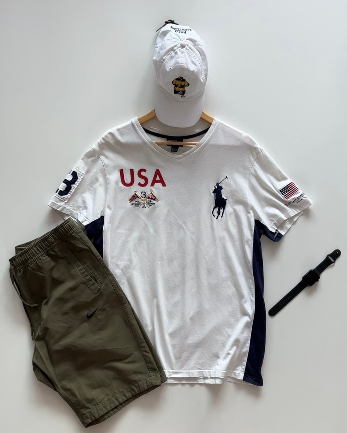 폴로 랄프로렌 USA 반팔 티셔츠 L 상품이미지1