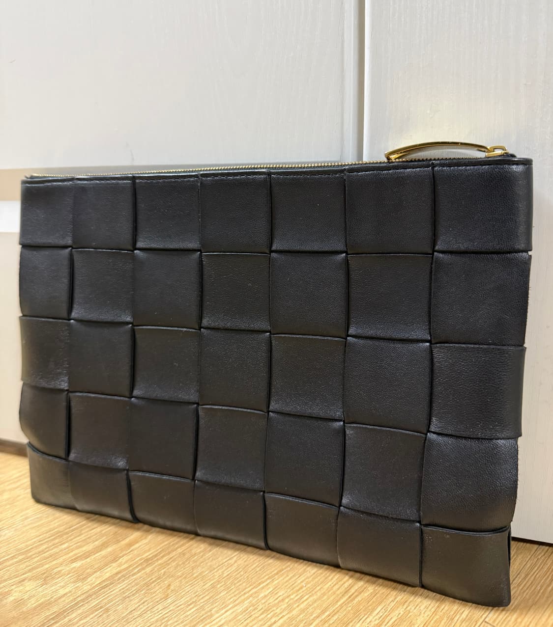 보테가베네타 인트레치아토 위빙 파우치 (블랙) 상품이미지2