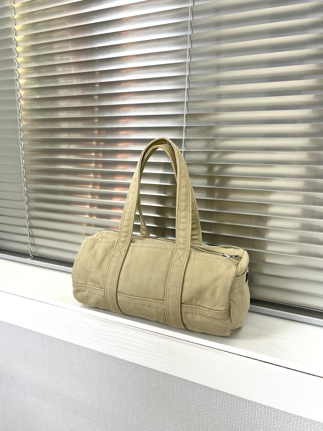 PORTER-CANVAS BOSTON BAG M (Beige)  상품이미지3