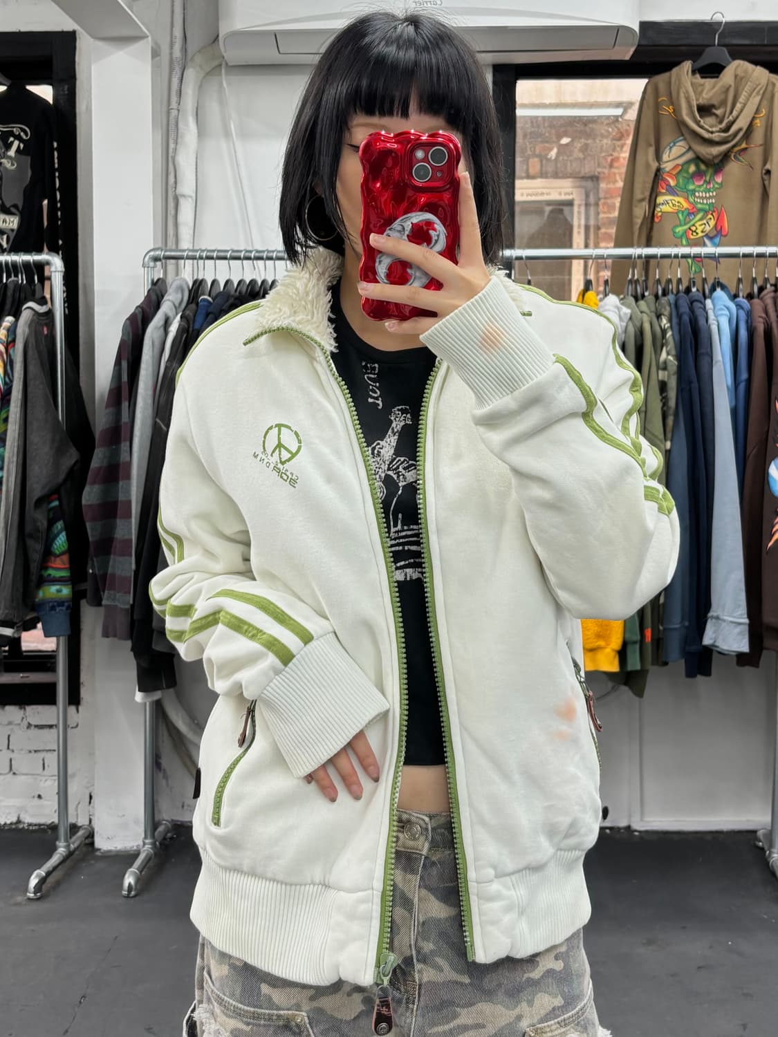 VTG Y2K 쉐르파 자켓 상품이미지1