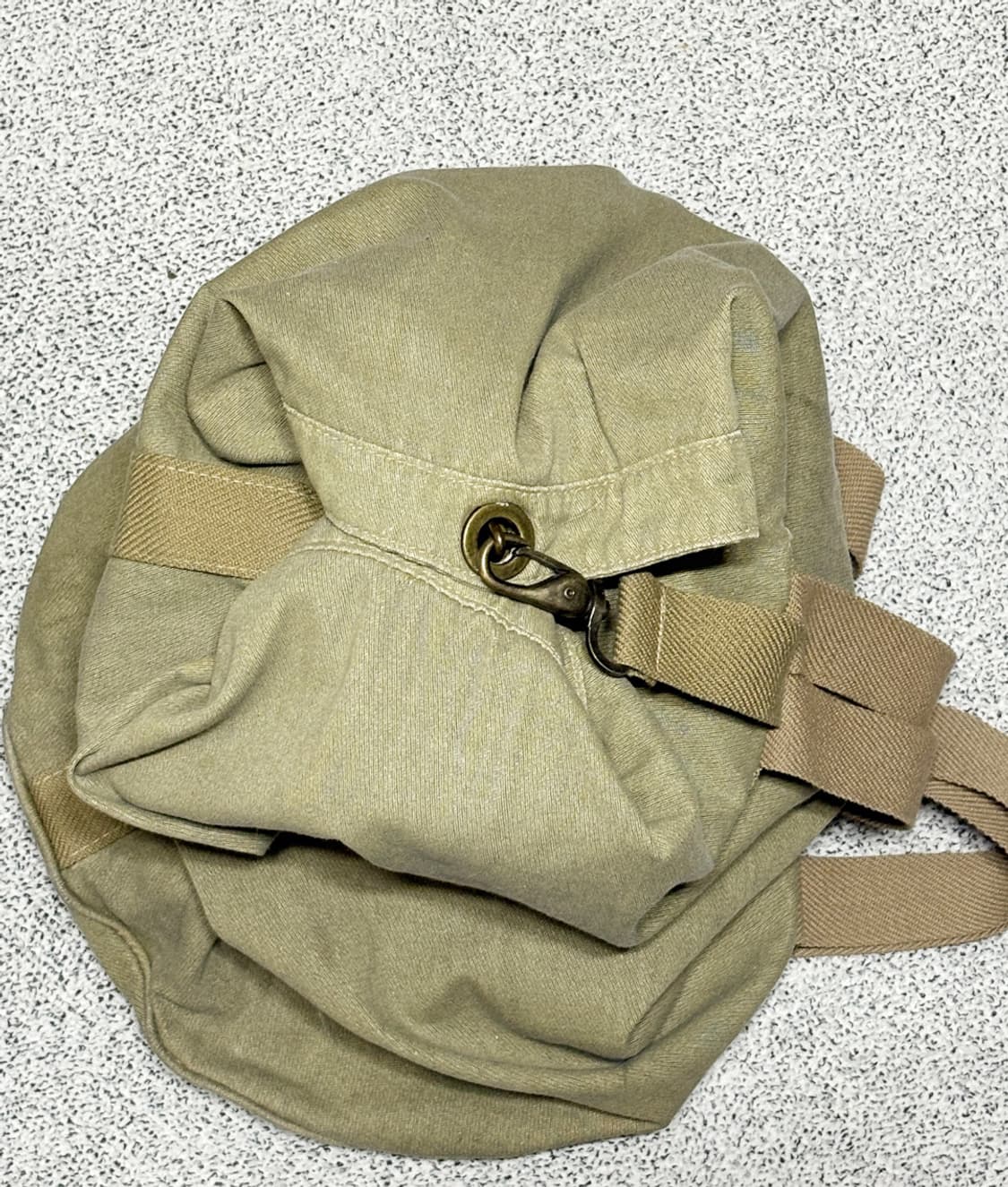 아르마니 빈티지 밀리터리 캔버스 더플백 상품이미지7