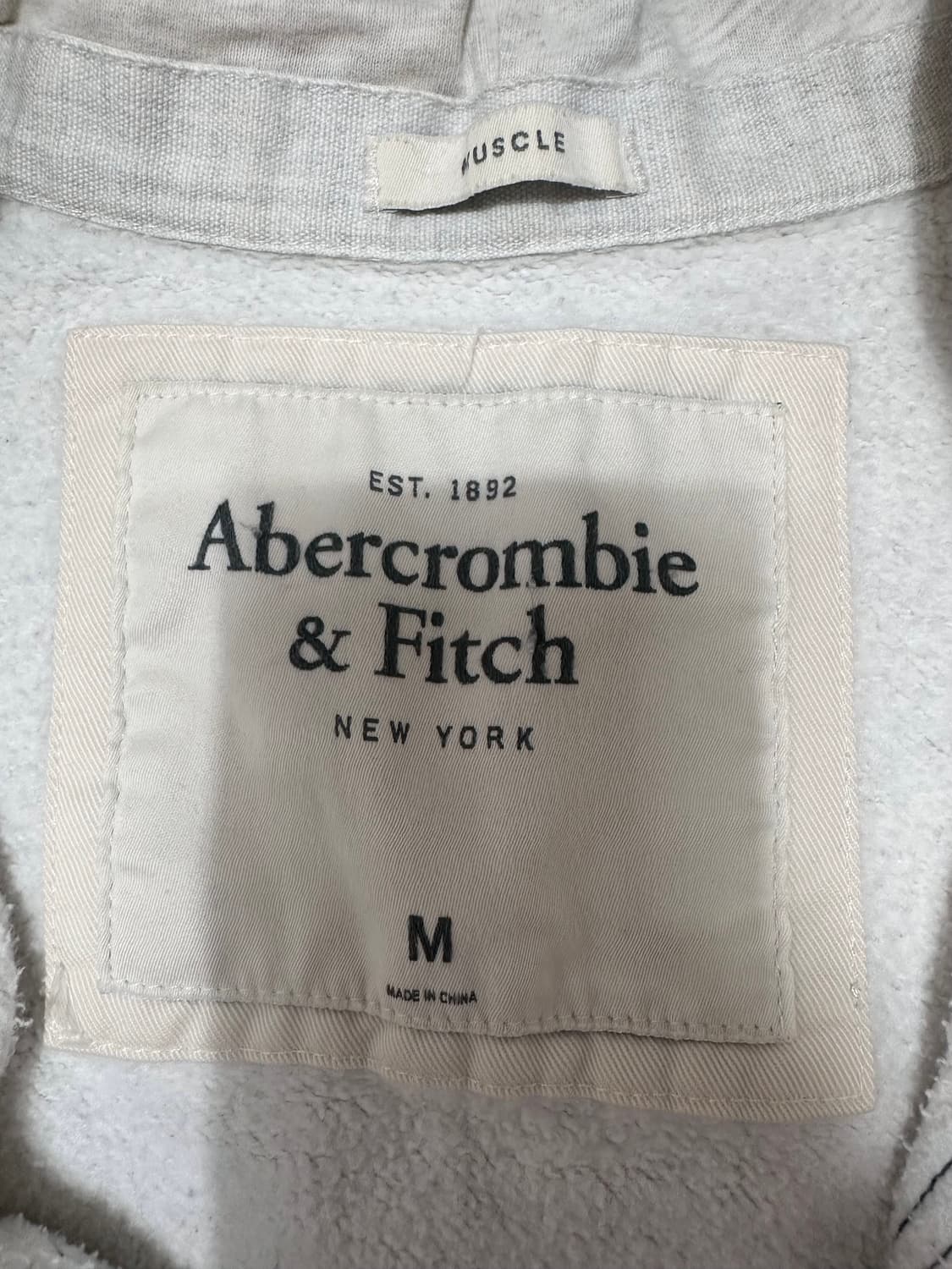 아베크롬비 맬란지그레이 후드집업 상품이미지5