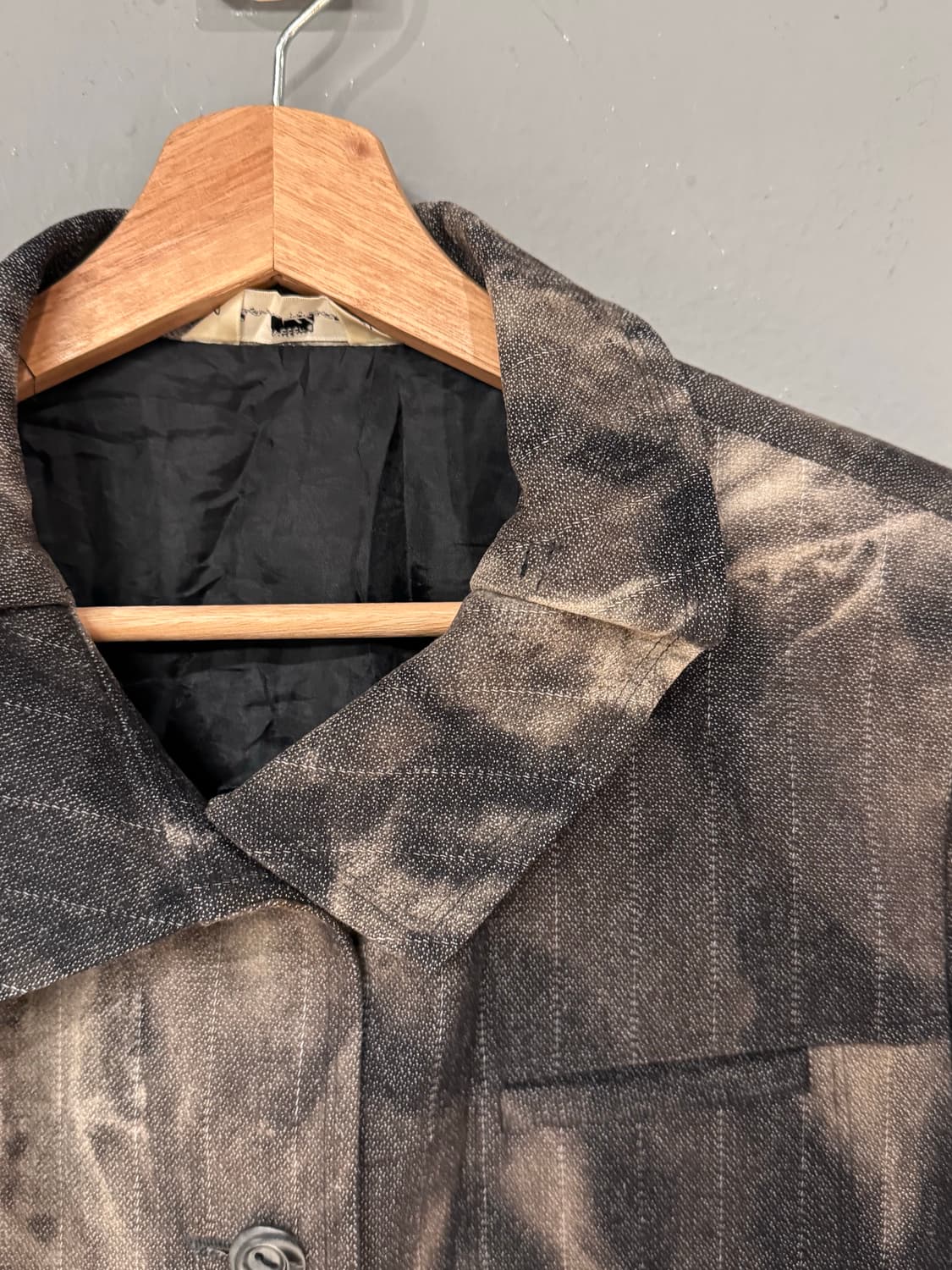 JPN 넥버클 타이다이 워싱 자켓  상품이미지6