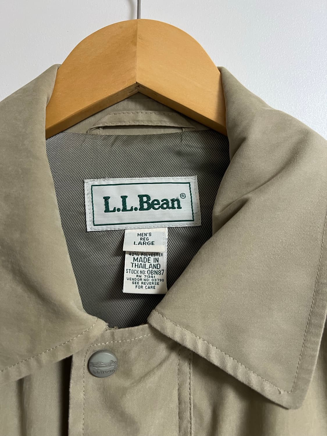 엘엘빈 베이지 블루종 자켓 상품이미지3