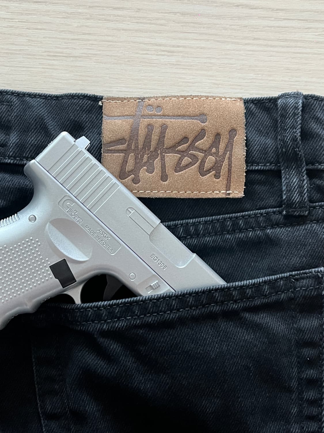 stussy 스투시 빅올진 Big Ol’ 블랙 데님 30 상품이미지6