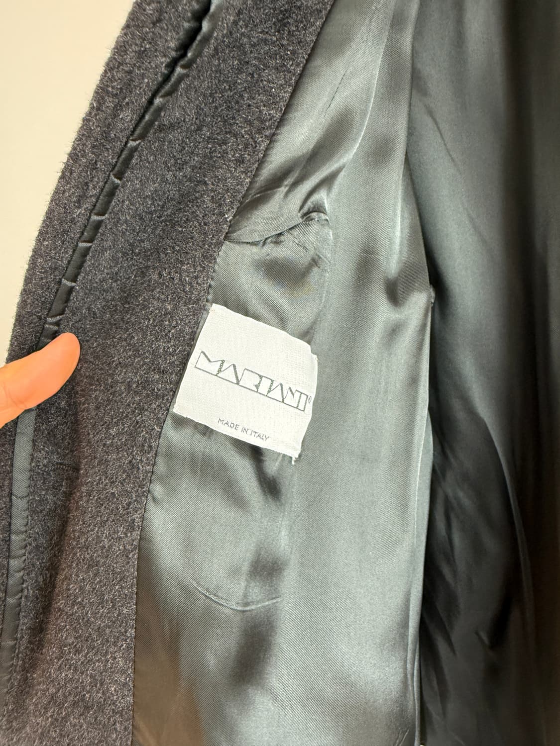 마리아니(MARIANI) 울 롱 코트(울마크, 모피 퍼 탈부착 가능) 상품이미지8