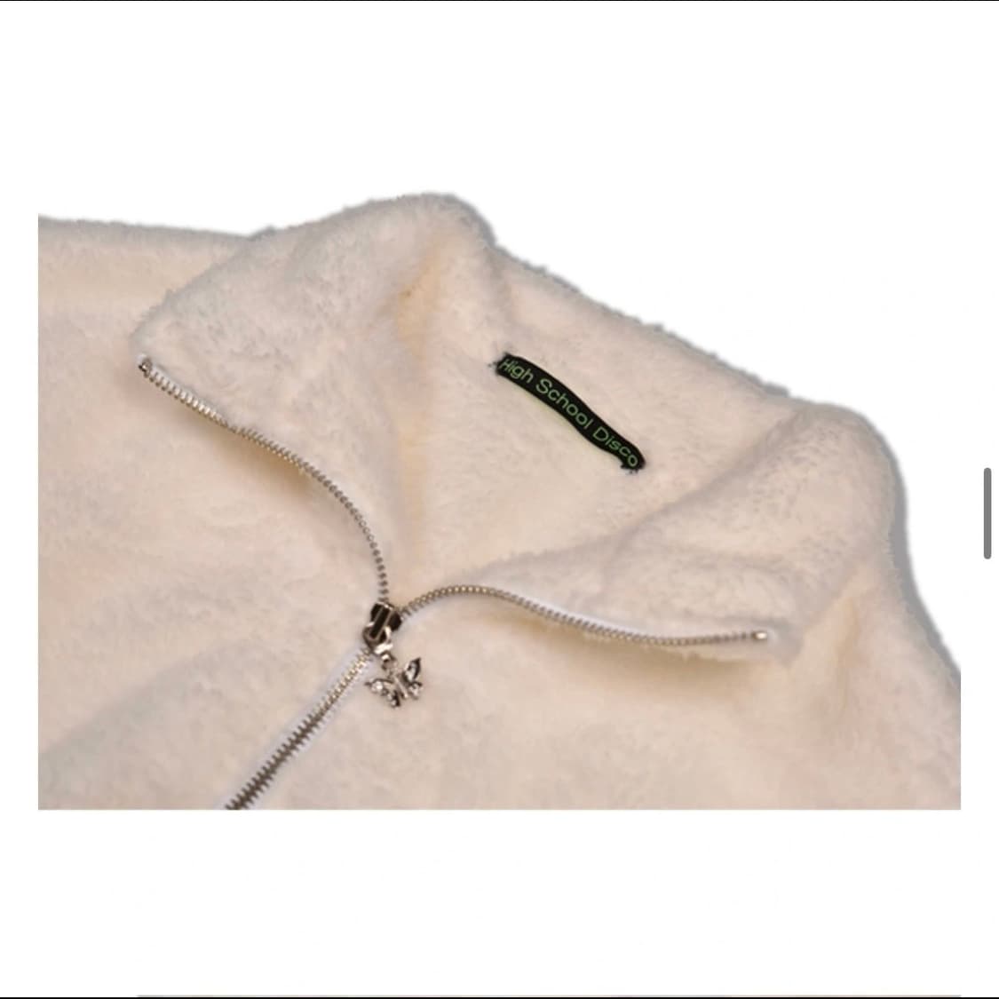 [새상품] 하이스쿨디스코 퍼 크롭 탑 상품이미지4