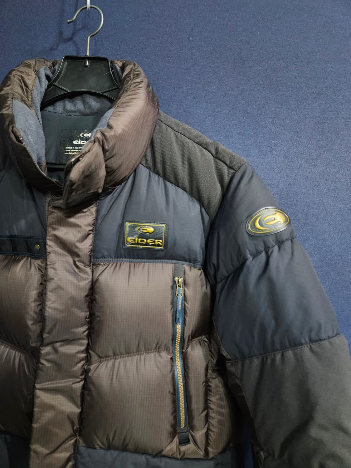 아이더 제니엄 800필 윈드스토퍼 투톤 남성 105 구스다운 대장급 패딩 상품이미지4