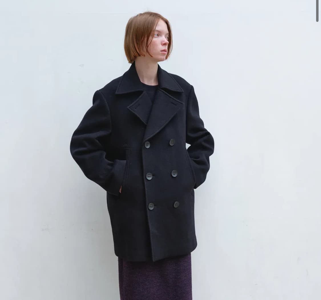 엔조블루스 오버핏 피코트 네이비 상품이미지3